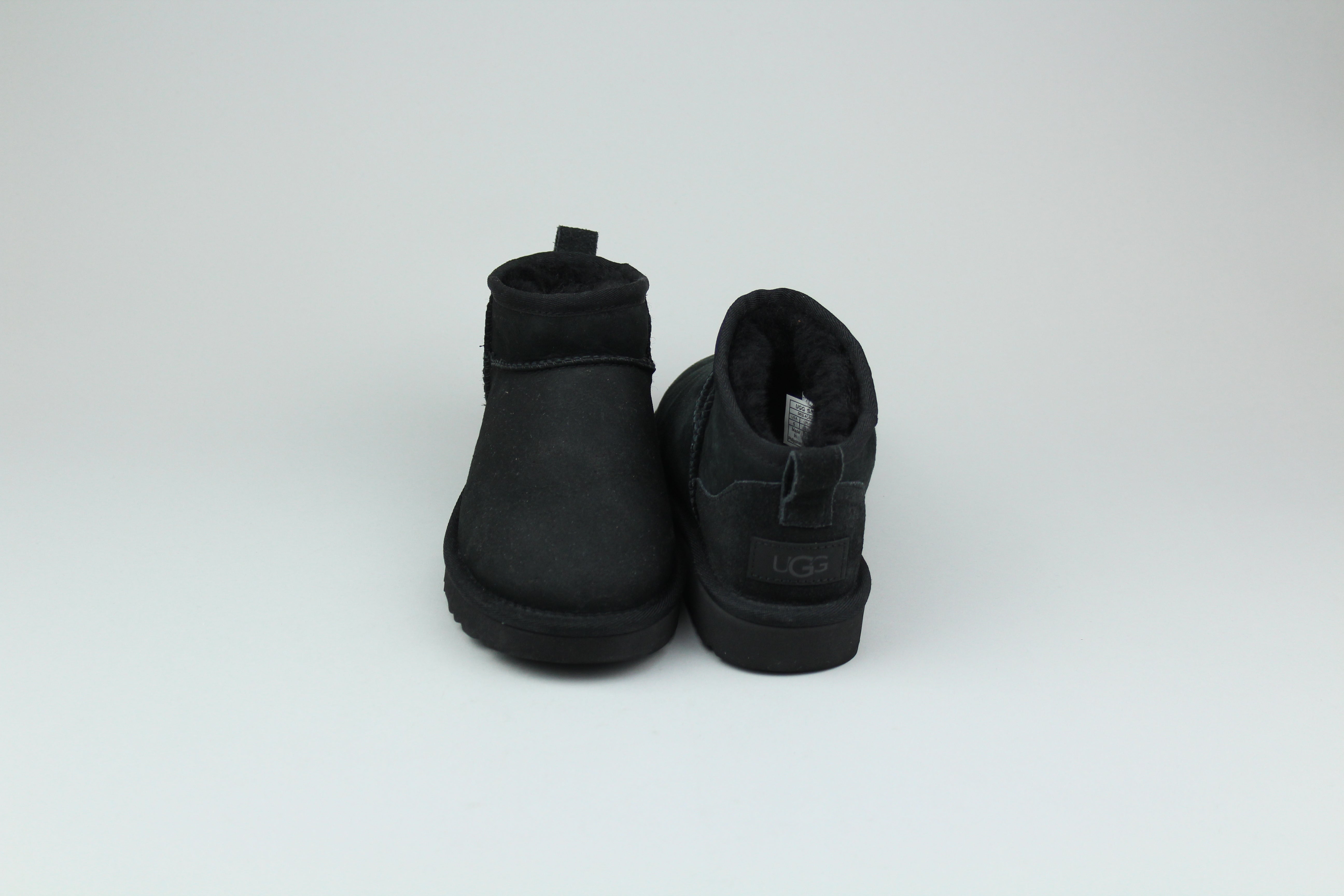 UGG Ultra Mini Sheepskin Boots 'Black' (Women's)- Size 36 (ARCHIVE)-10148044800330-The Attic