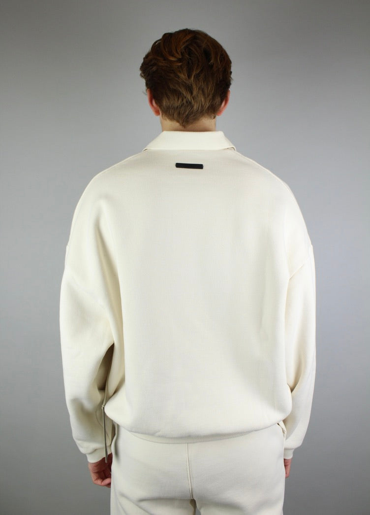 Fear of God Essentials Fleece Polo 'Shell'-9579804000586-The Attic