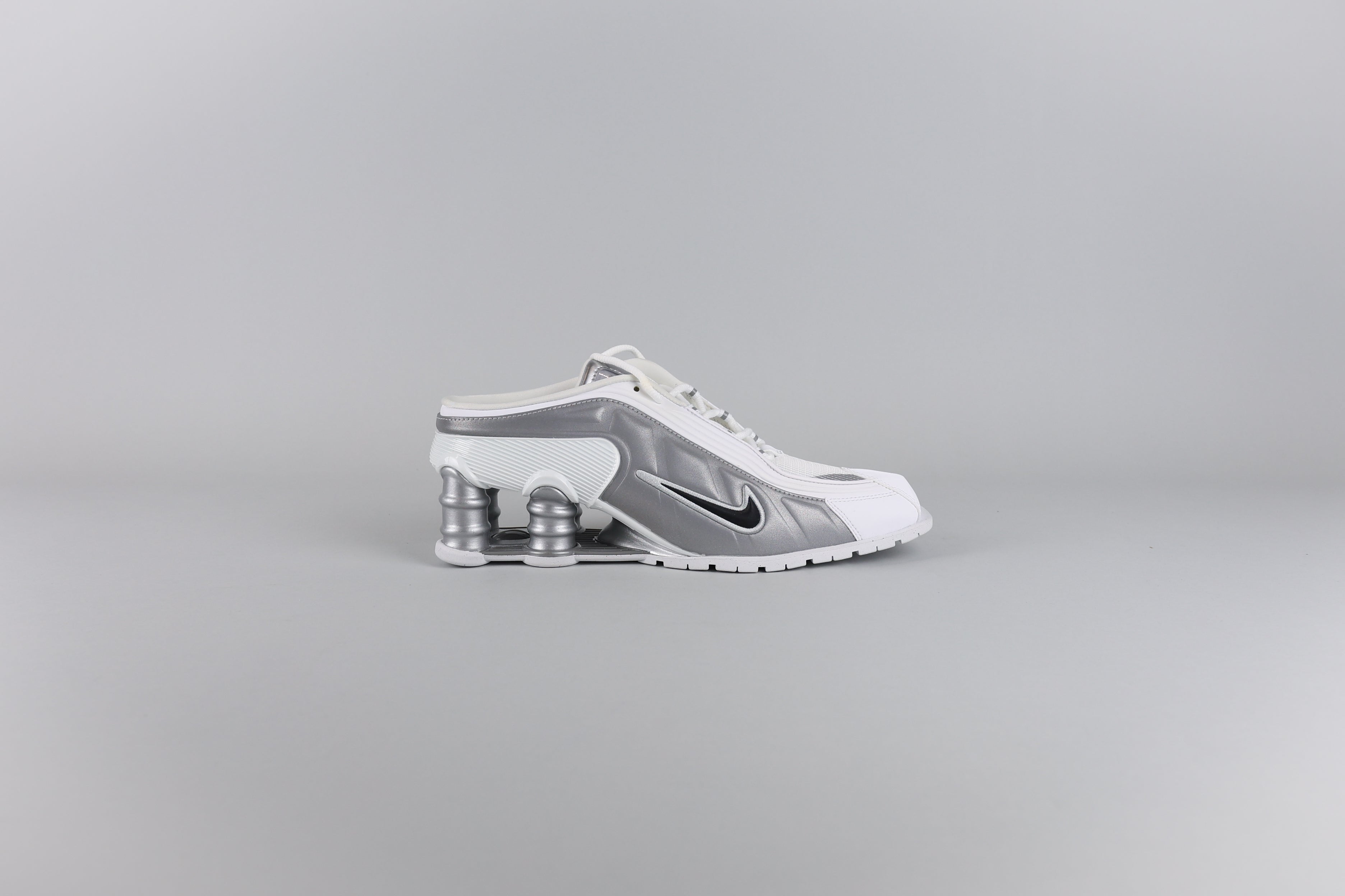 Nike Shox MR4 Mule Martine Rose 'Metallic Silver' - Size 40.5 (ARCHIVE)-8749980320074-The Attic