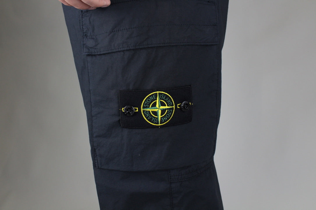 Stone Island Cargo Pants 'Navy'-8748056674634-The Attic