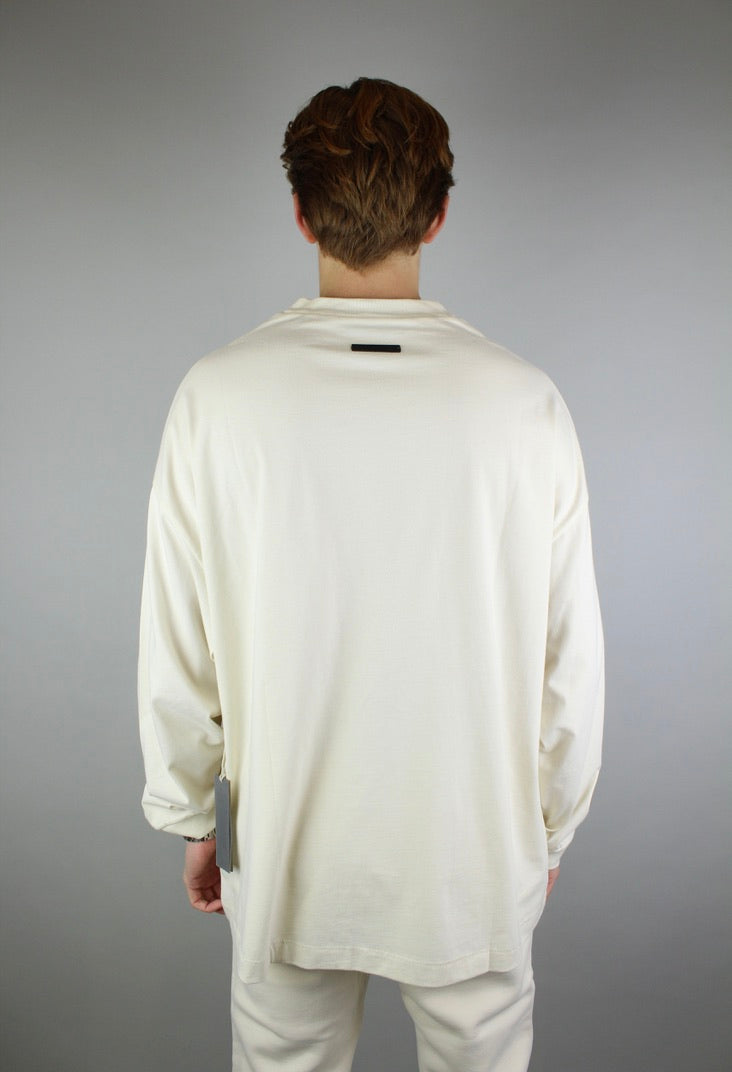 Fear of God Essentials Jersey Longsleeve Tee 'Shell'-9579779096906-The Attic