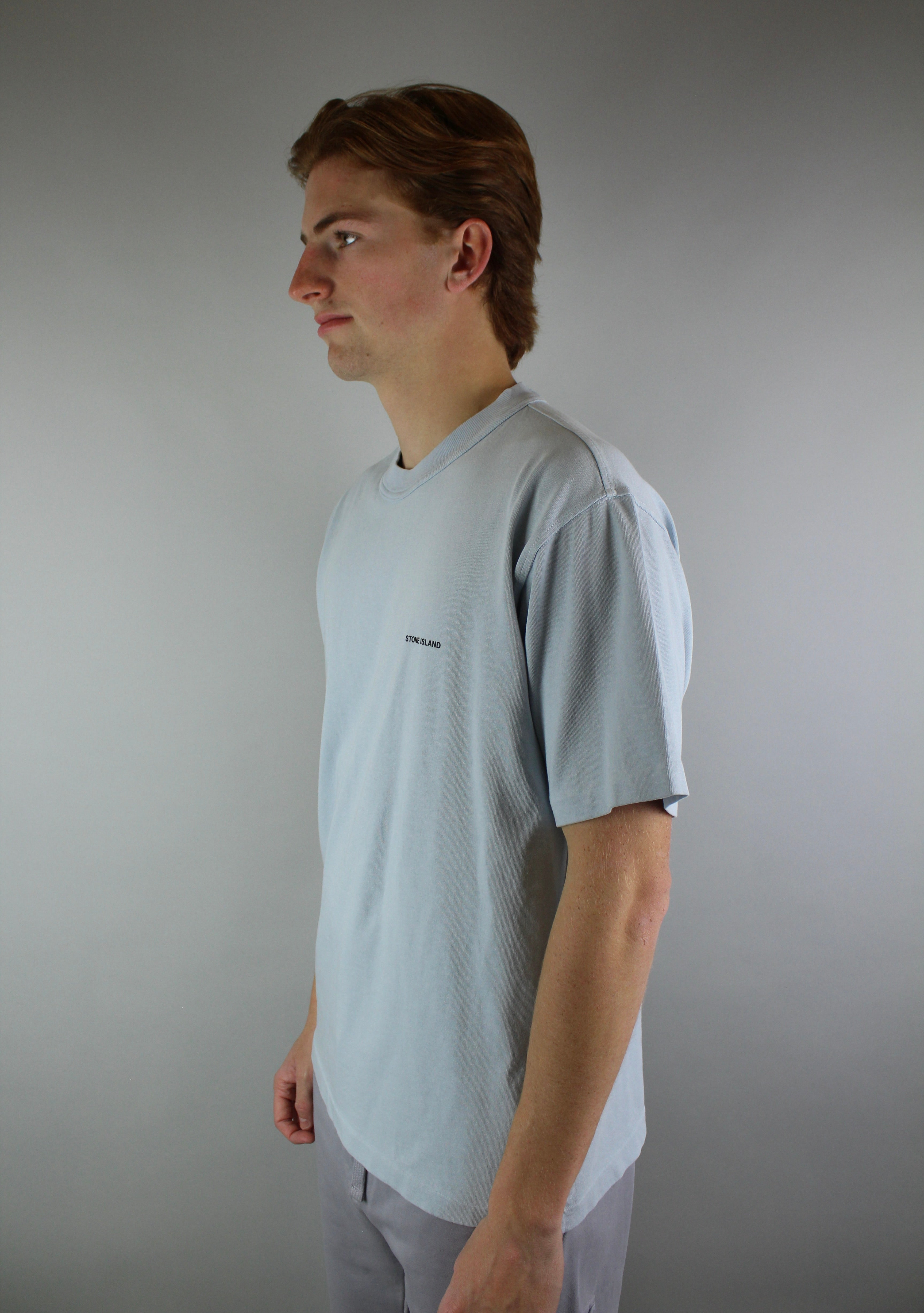 Stone Island Bonded T-shirt 'Sky Blue'-9601837891914-The Attic