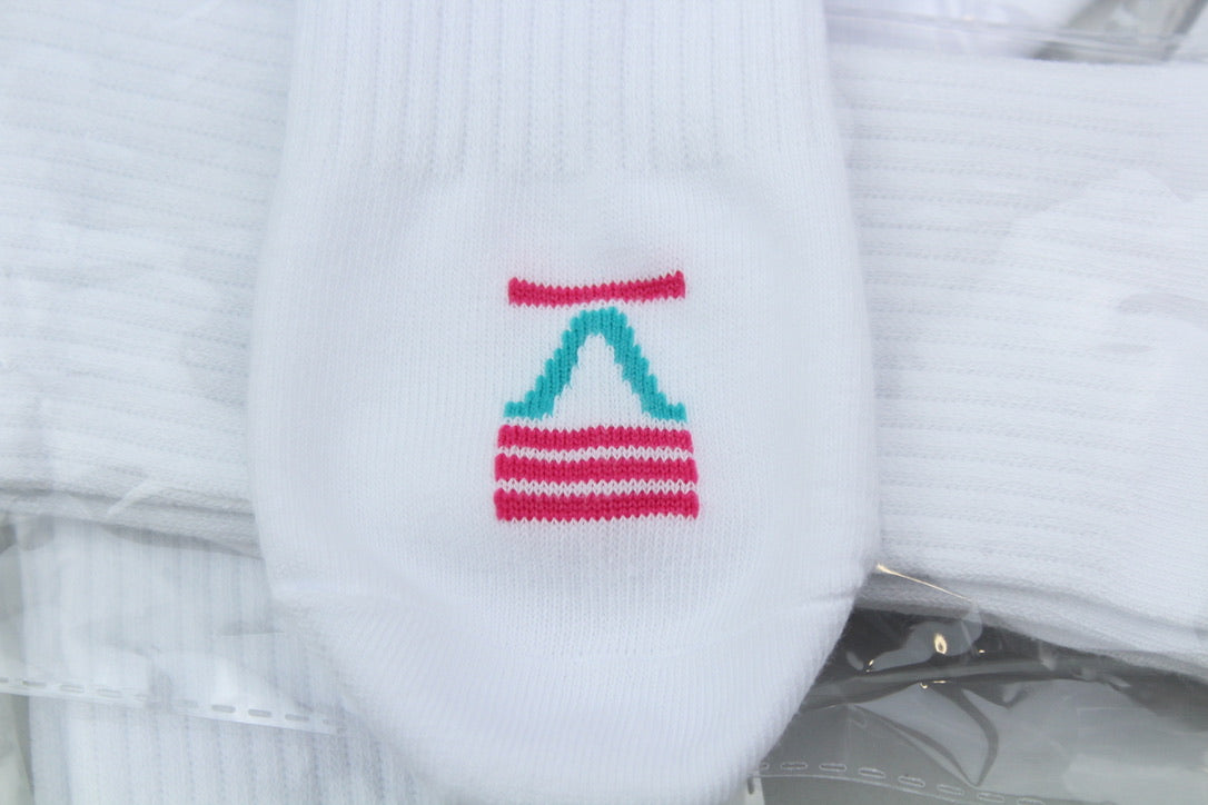 The Attic Essential Socks 'White'-9568792576330-The Attic