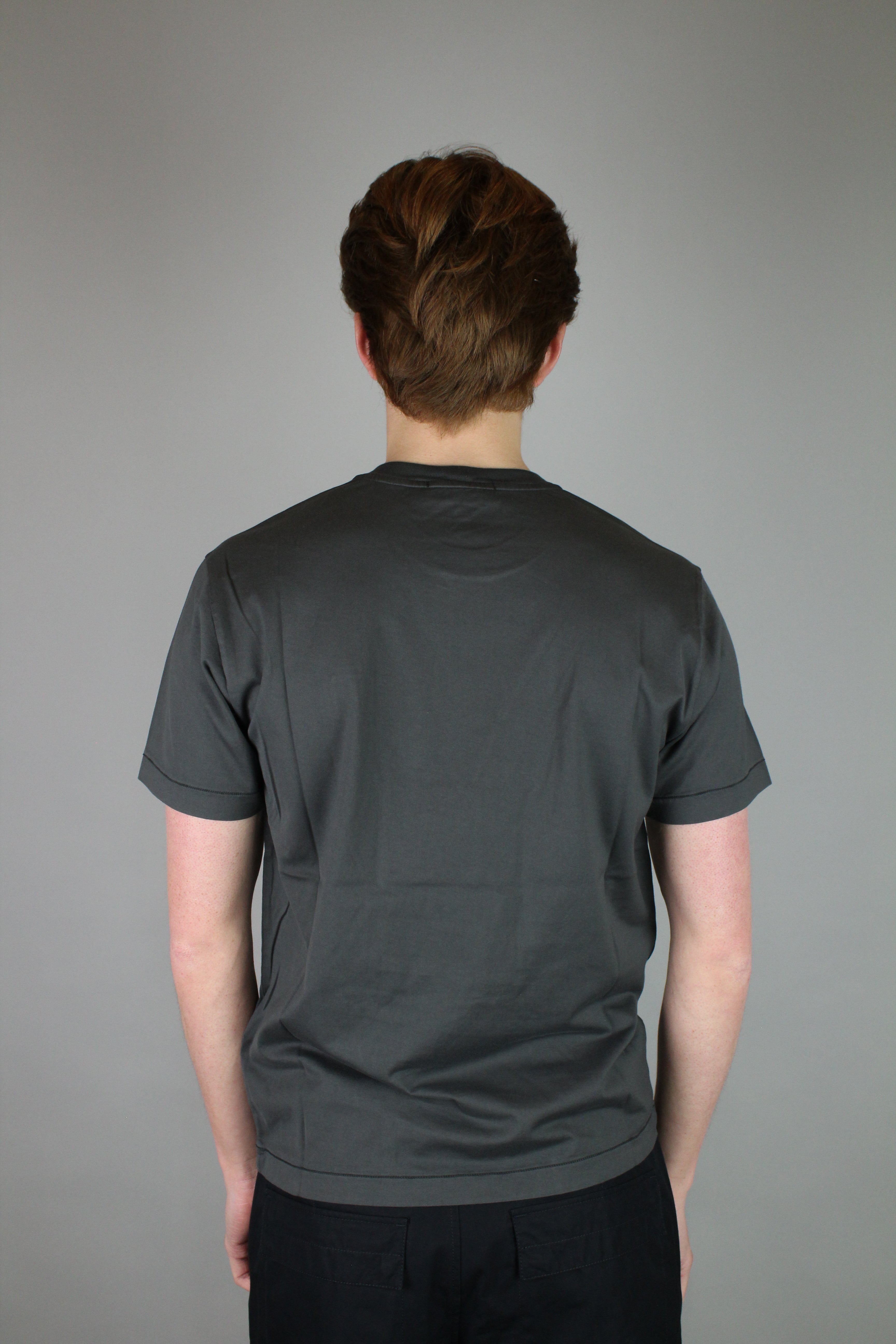 Stone Island Chest Logo T-Shirt 'Charcoal'-8747817042250-The Attic