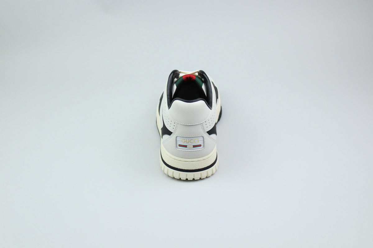 Gucci Leather Re-Web Trainer 'White'-9993645982026-The Attic