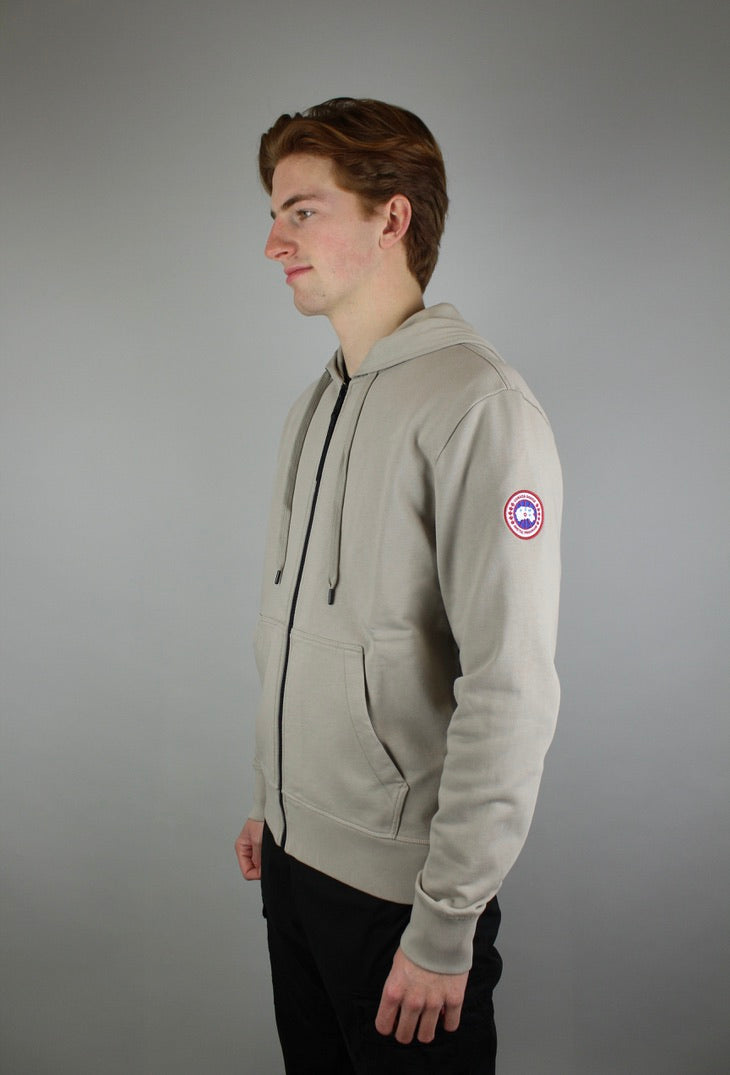 Canada Goose Huron Full Zip Hoodie 'Limestone/Beige'-9642058449226-The Attic