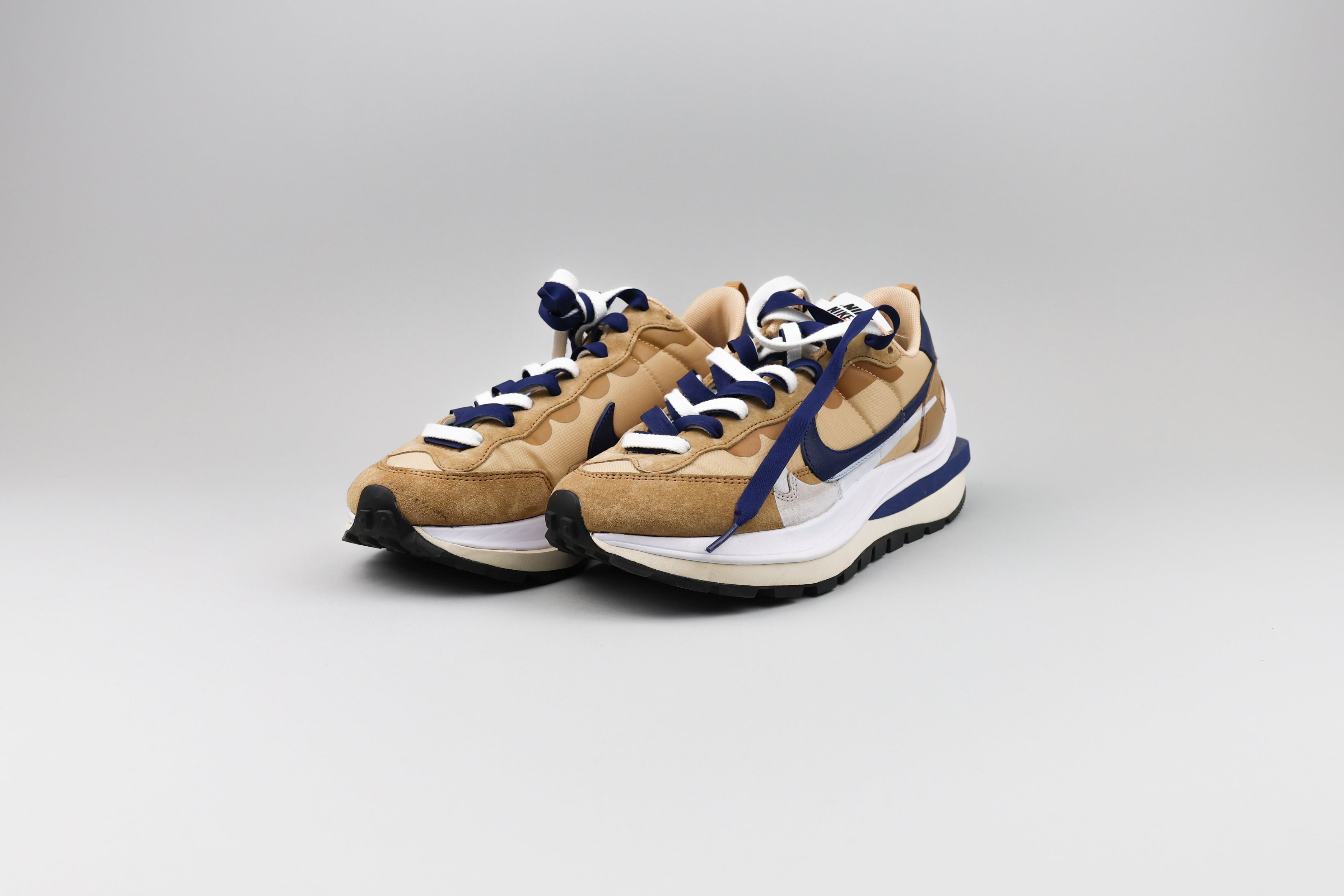 Nike Vaporwaffle Sacai Sesame Blue Void - Size 41 (ARCHIVE)-8767375802698-The Attic