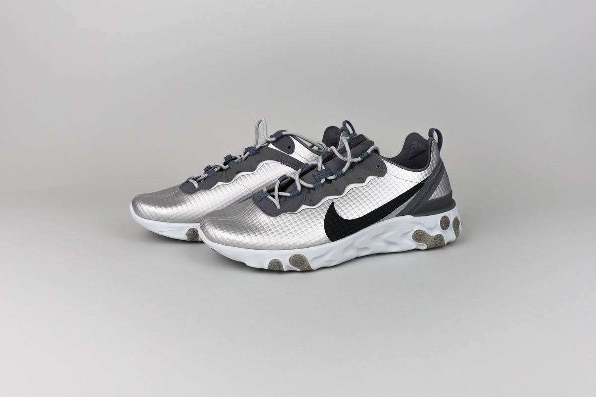 Nike React Element 55 'Quilted Grid White' - 47 (ARCHIVE)-8751584510282-The Attic