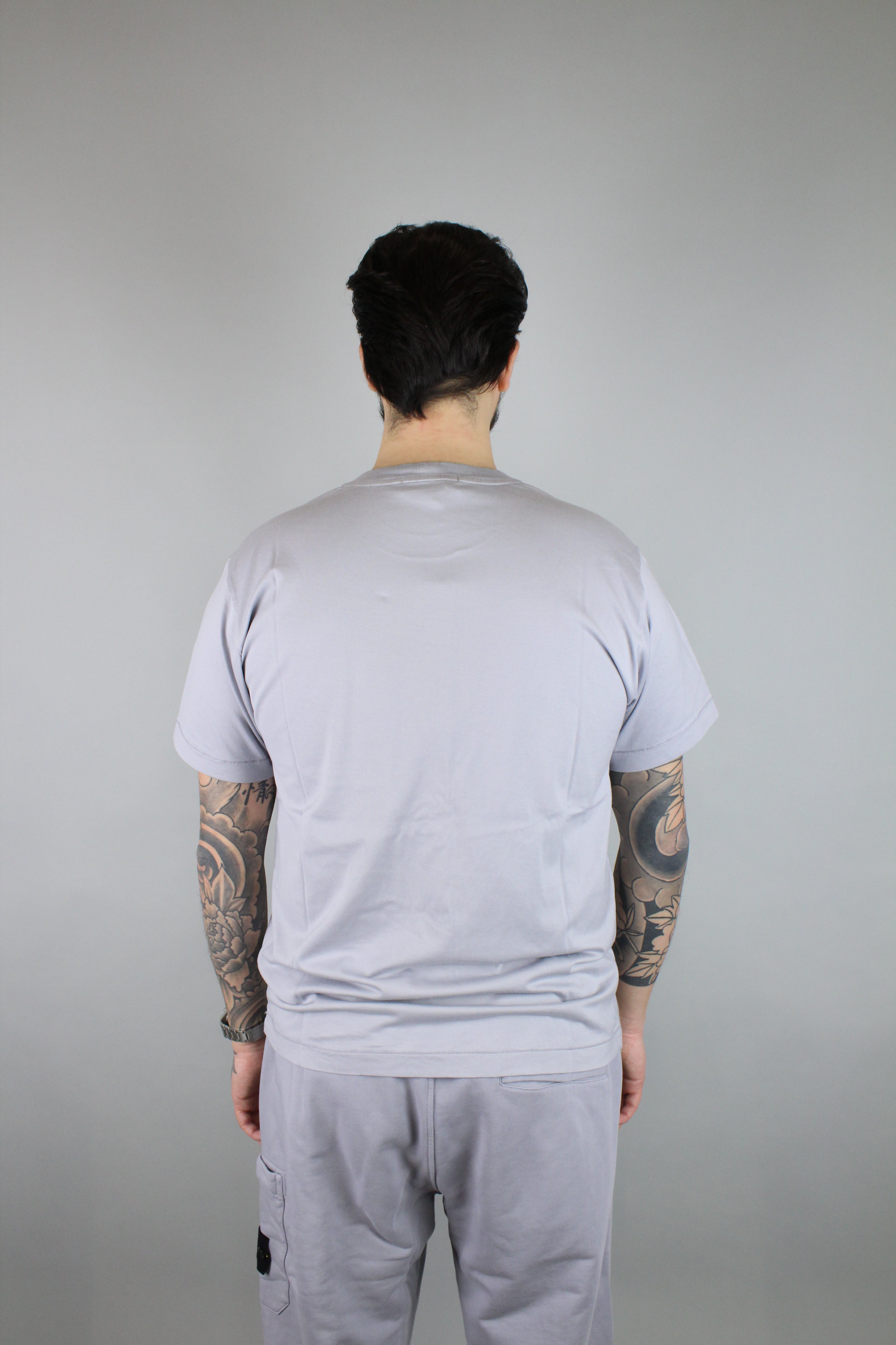 Stone Island Chest Logo T-Shirt 'Dust'-8747774837066-The Attic