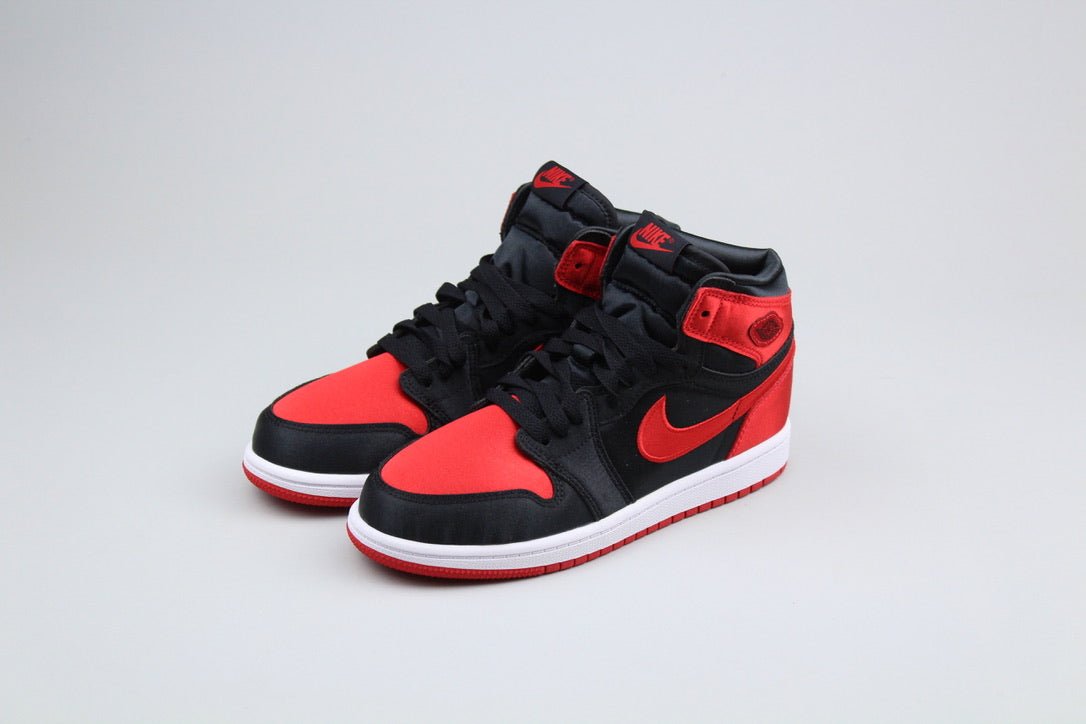 Air Jordan 1 'Satin Bred' (PS)-8613833015626-The Attic