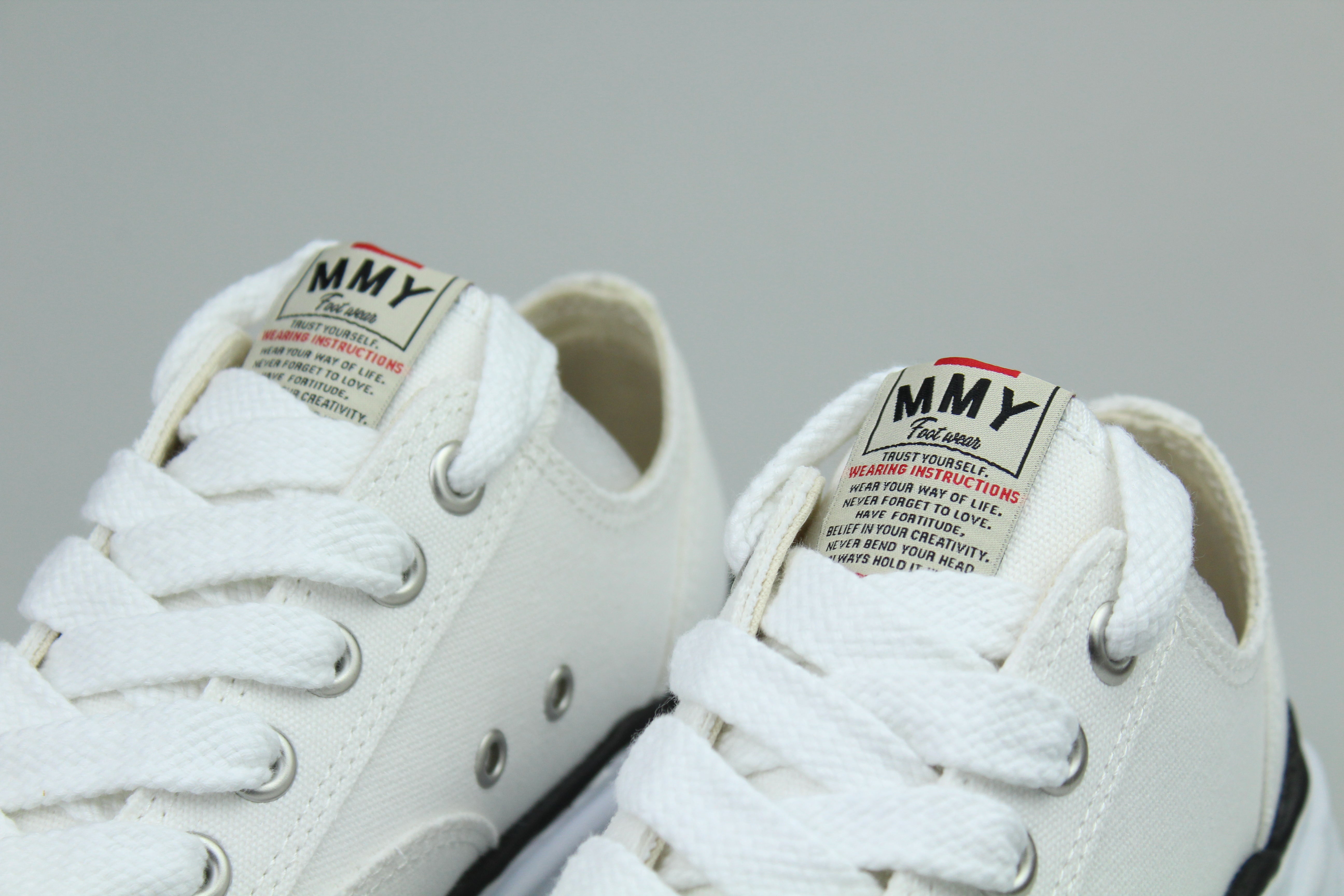 Maison Mihara Yasuhiro Peterson OG Sole Canvas Low 'White'-10010106724682-The Attic