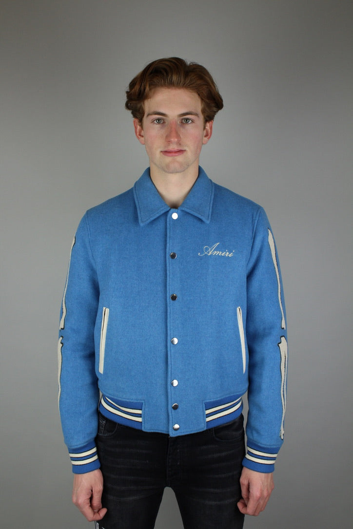 Amiri Bones Jacket 'Varsity Blue'-9644431671626-The Attic