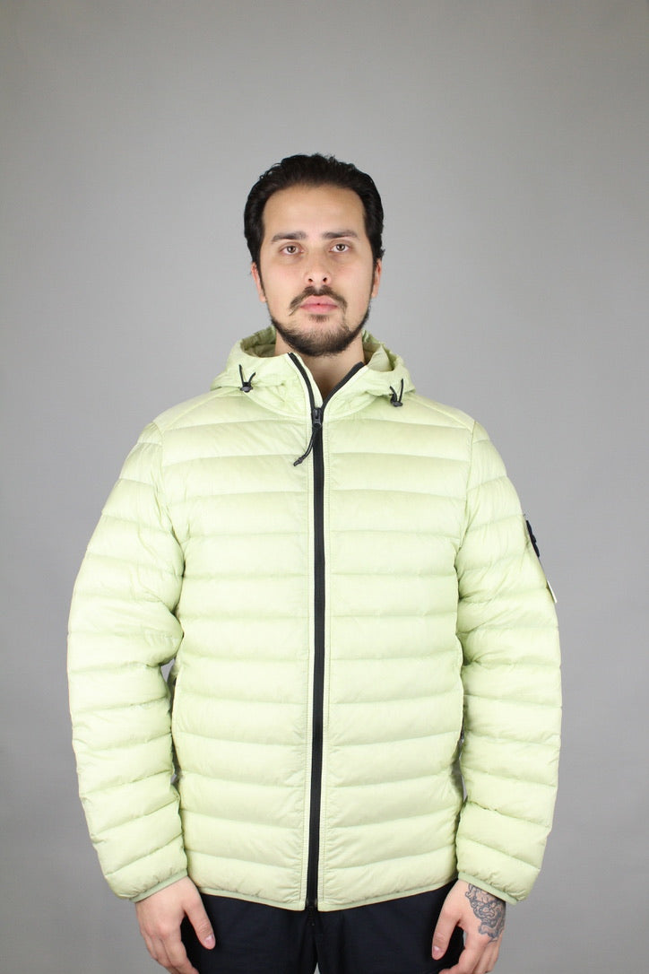 Stone Island Giubbotto Vera Piuma Jacket 'Pistachio'-8748238111050-The Attic