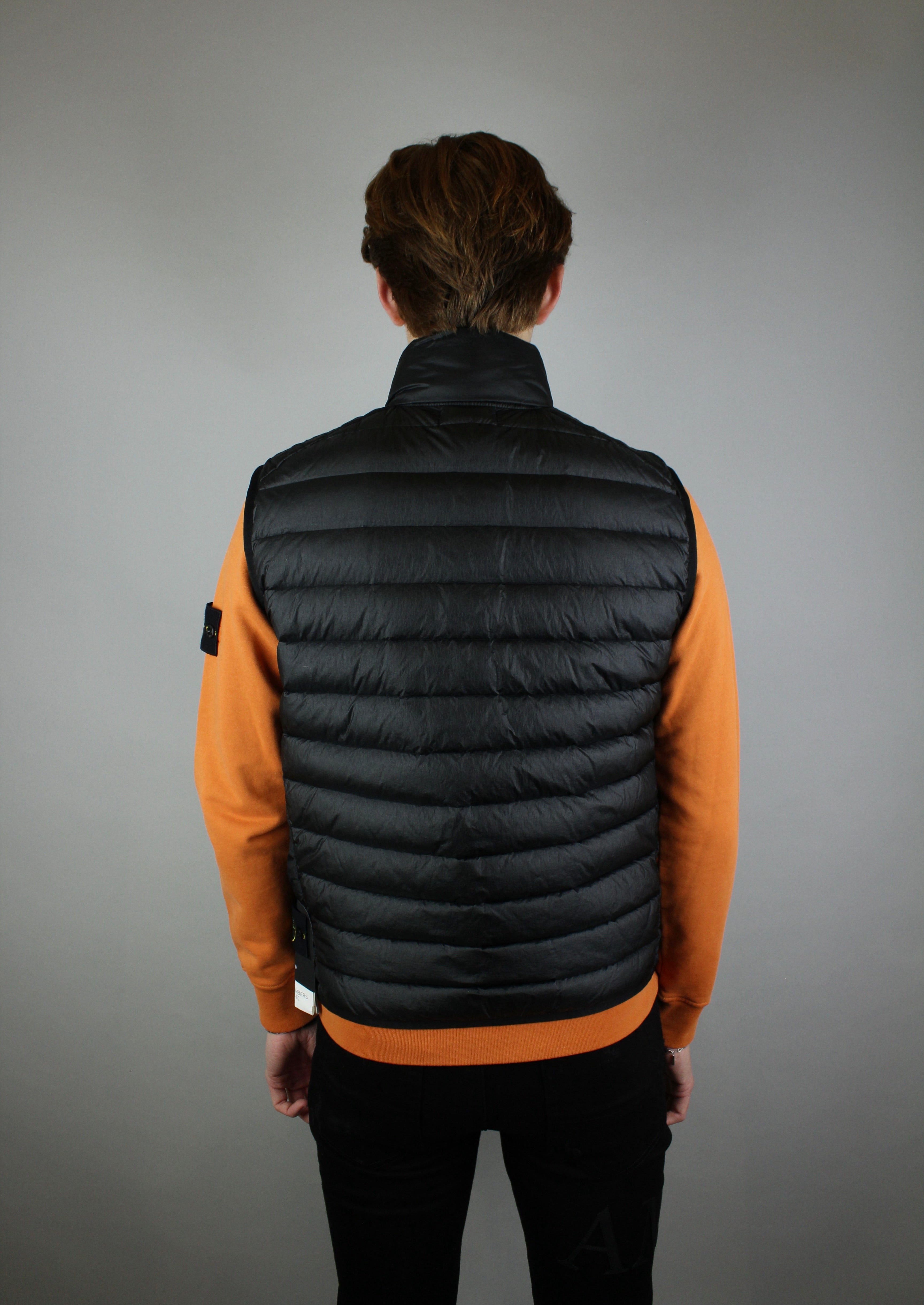 Stone Island Nylon Woven Body Vest 'Black'-9993744220490-The Attic