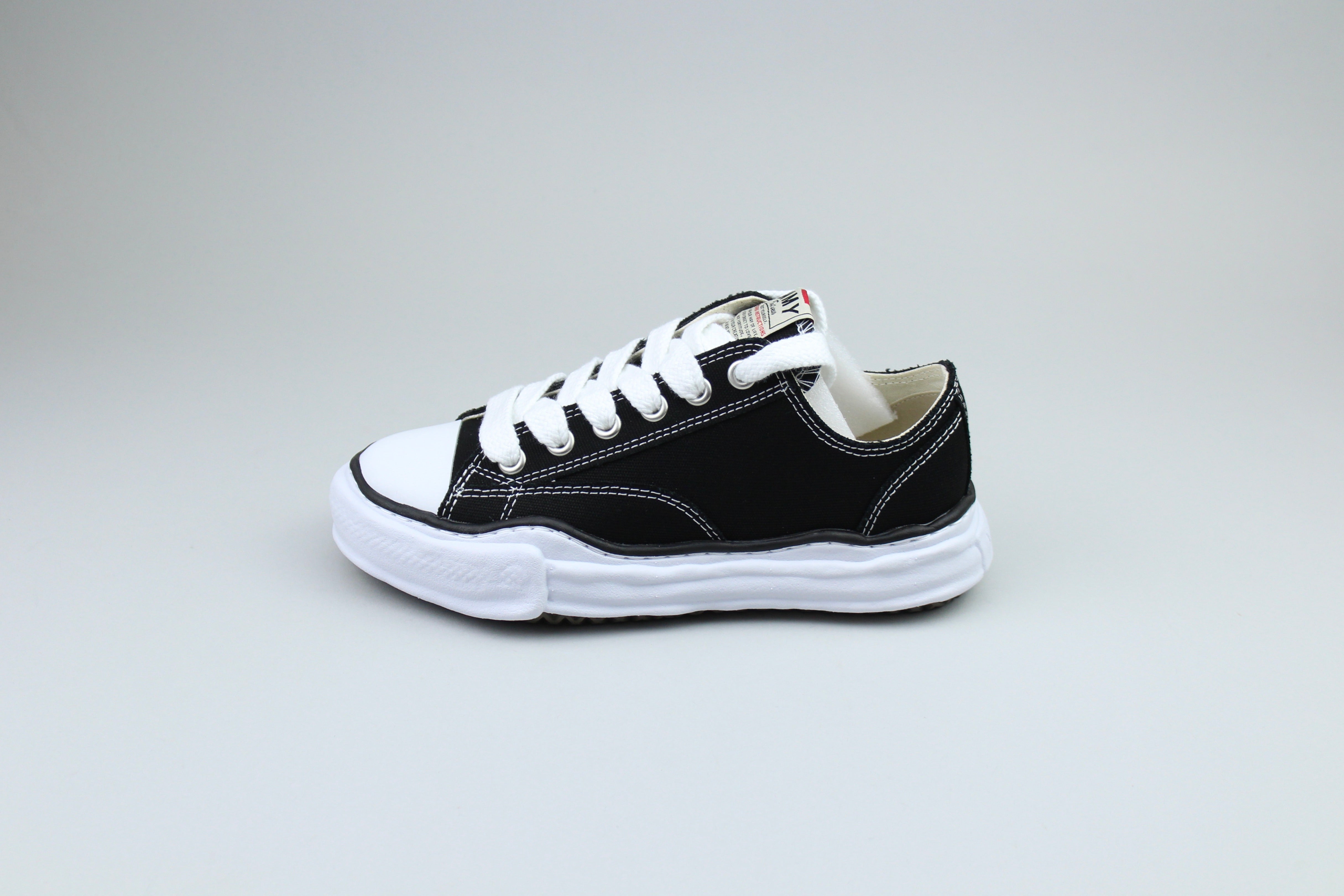 Maison Mihara Yasuhiro Peterson OG Sole Canvas Low 'Black'-10010099089738-The Attic