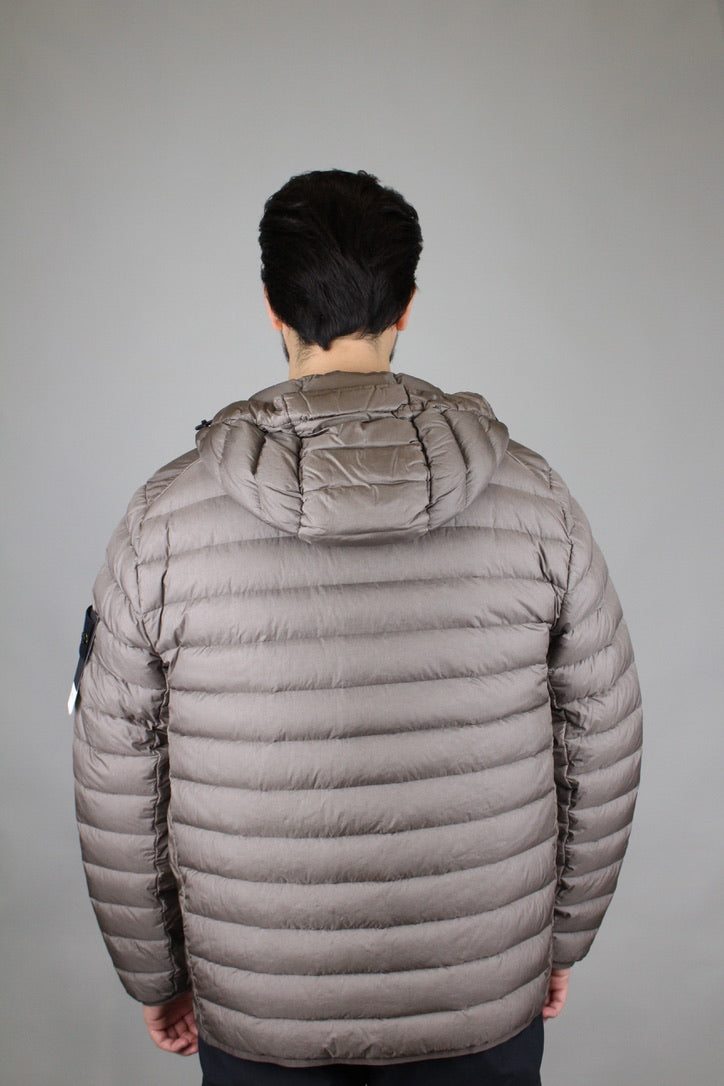 Stone Island Giubbotto Vera Piuma Jacket 'Dove Grey'-8748236996938-The Attic