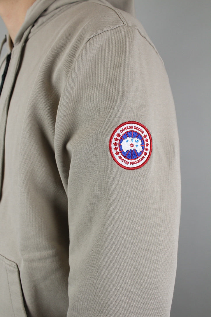 Canada Goose Huron Full Zip Hoodie 'Limestone/Beige'-9642058449226-The Attic