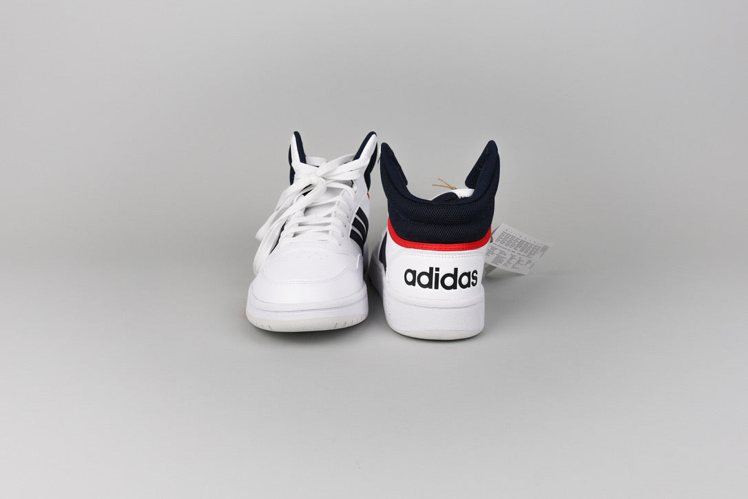 Adidas Hoops 3.0 'White Navy Red' - Size 38 2/3 (ARCHIVE)-8773075239242-The Attic