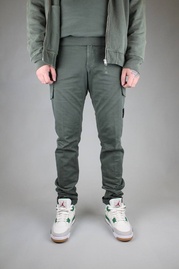 Stone Island Skinny Cargo Pants 'Musk'-8748067455306-The Attic