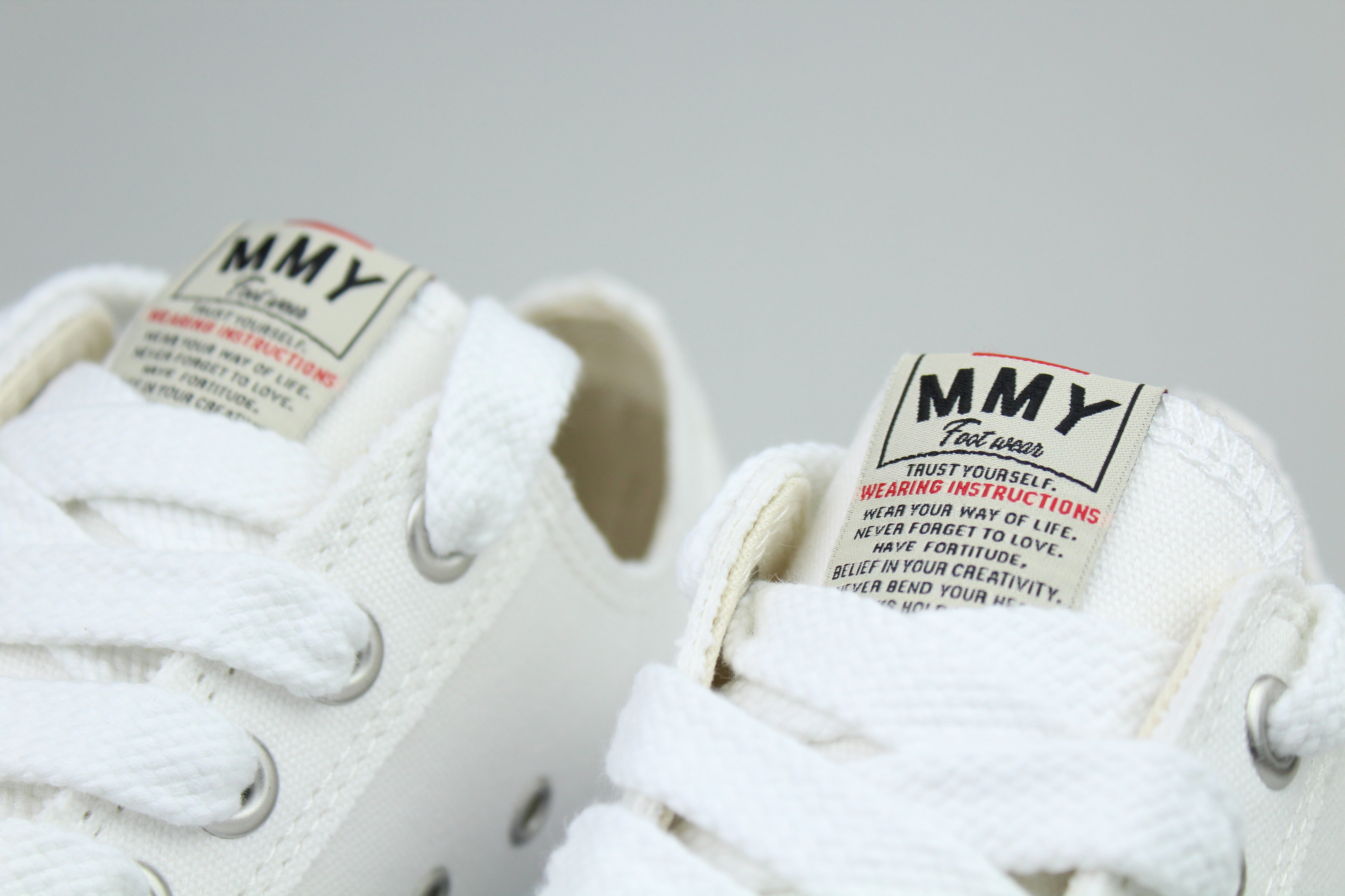 Maison Mihara Yasuhiro Hank OG Sole Canvas Low 'White'-10076525691210-The Attic