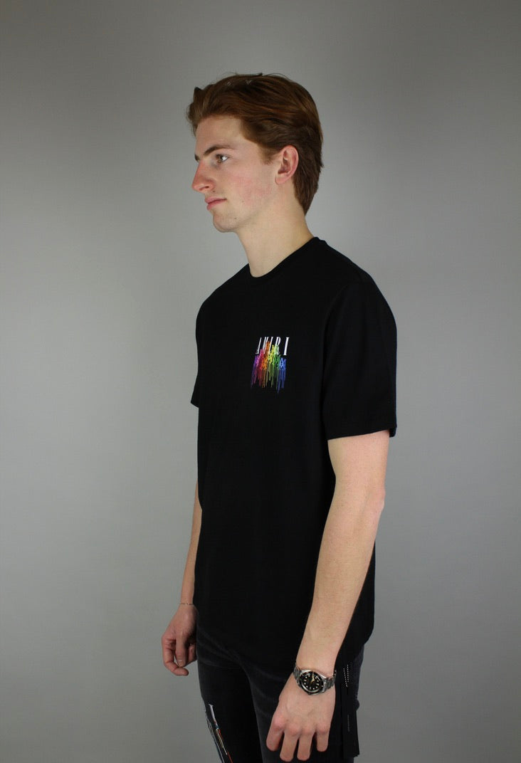 Amiri MA Drip Collage T-shirt 'Black'-9643398693194-The Attic