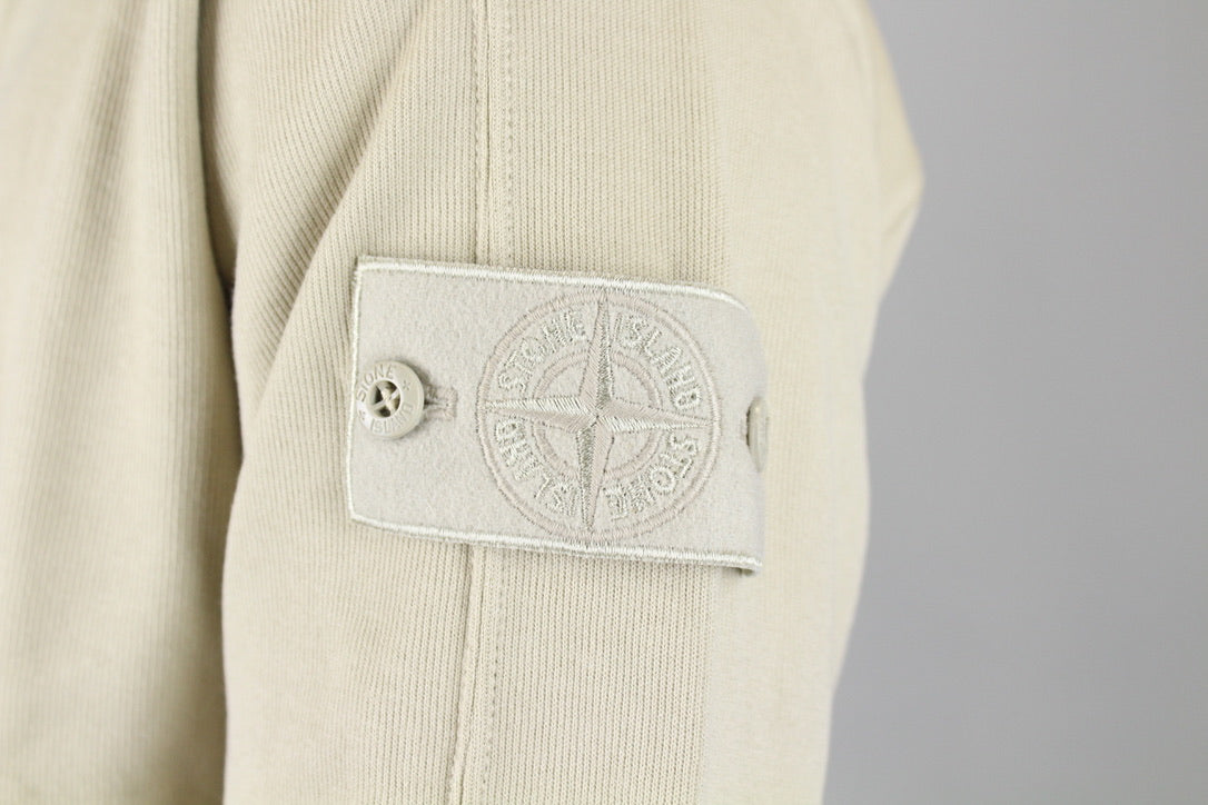 Stone Island Felpa Ghost Button-Up 'Beige'-8748004507978-The Attic