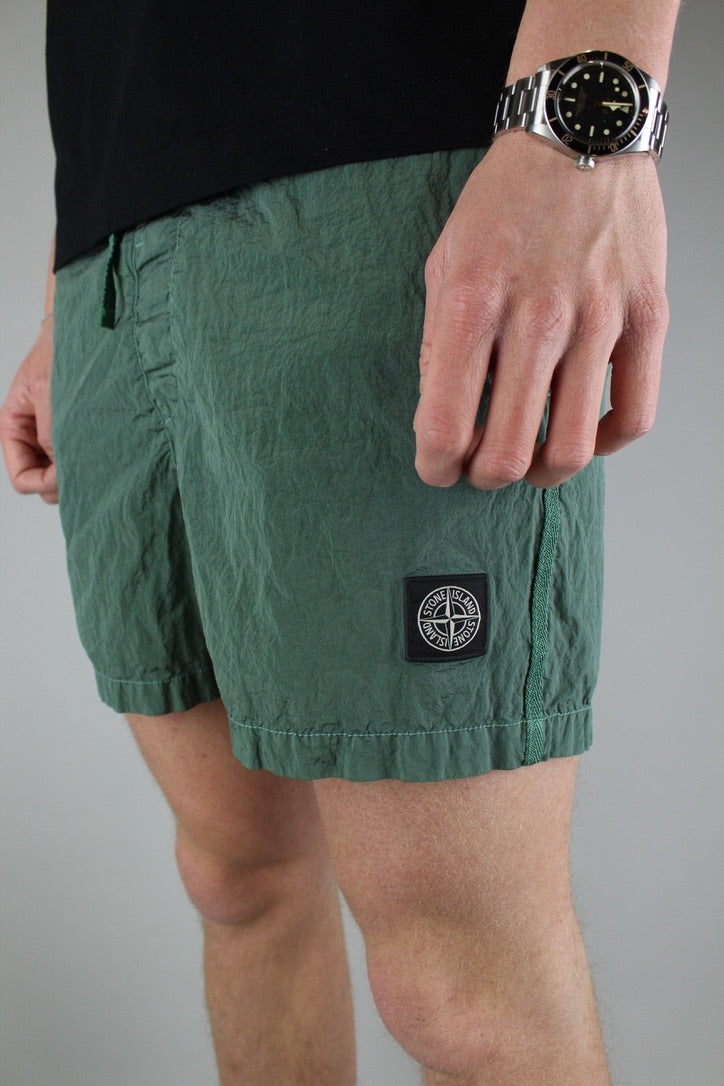 Stone Island Compass Logo Swim Shorts 'Light Green'-9993725935946-The Attic