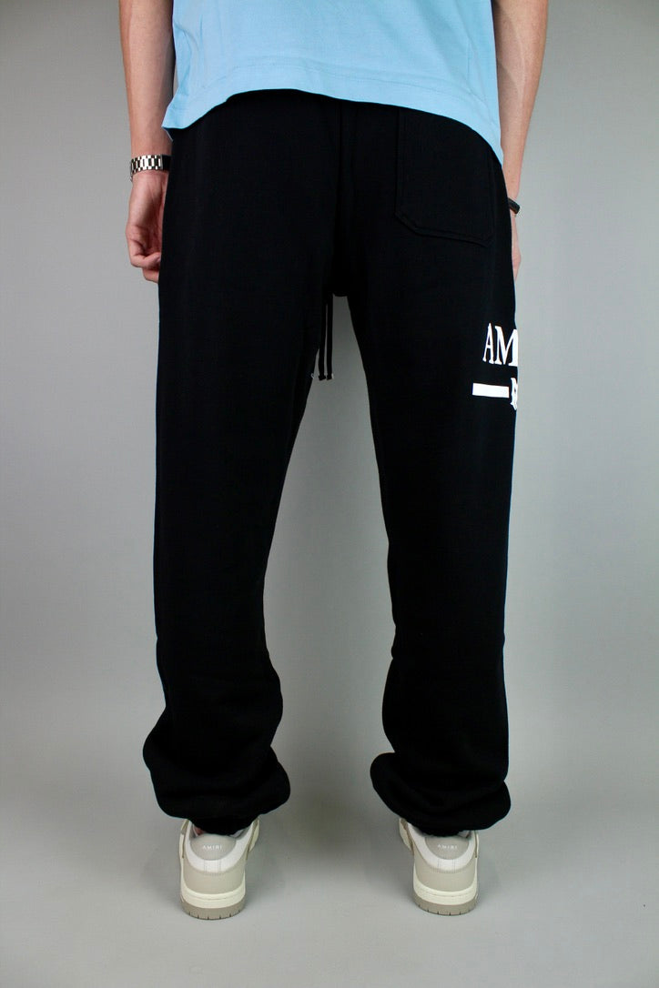 Amiri MA Bar Logo Sweatpants 'Black'-9385652322634-The Attic