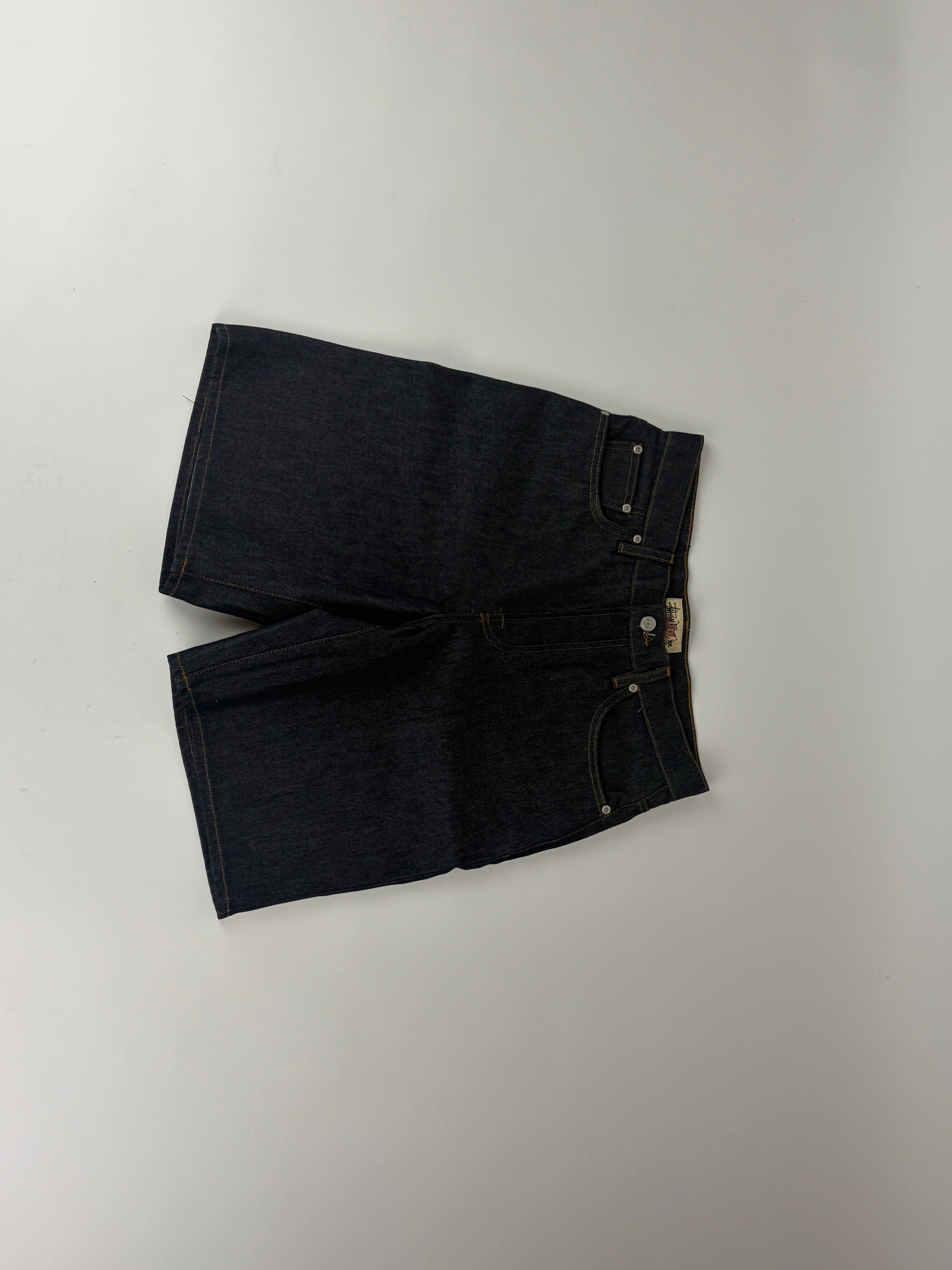 Stussy Raw 'Denim' Big Ol Shorts Raw - Size 29 (ARCHIVE)