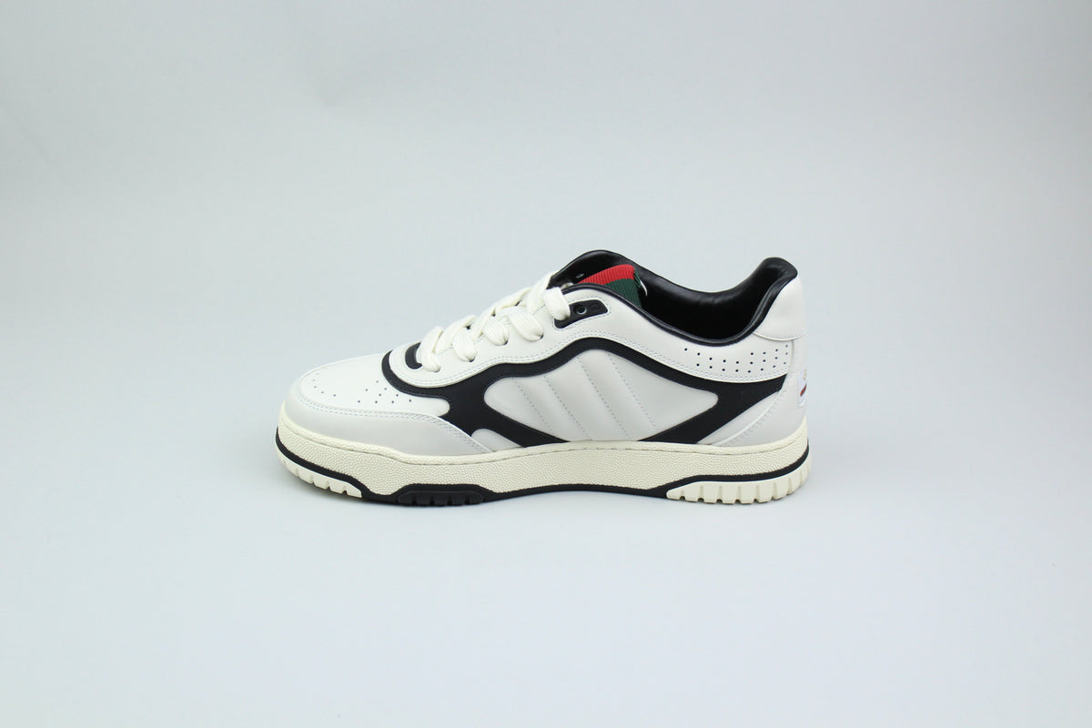 Gucci Leather Re-Web Trainer 'White'-9993645982026-The Attic