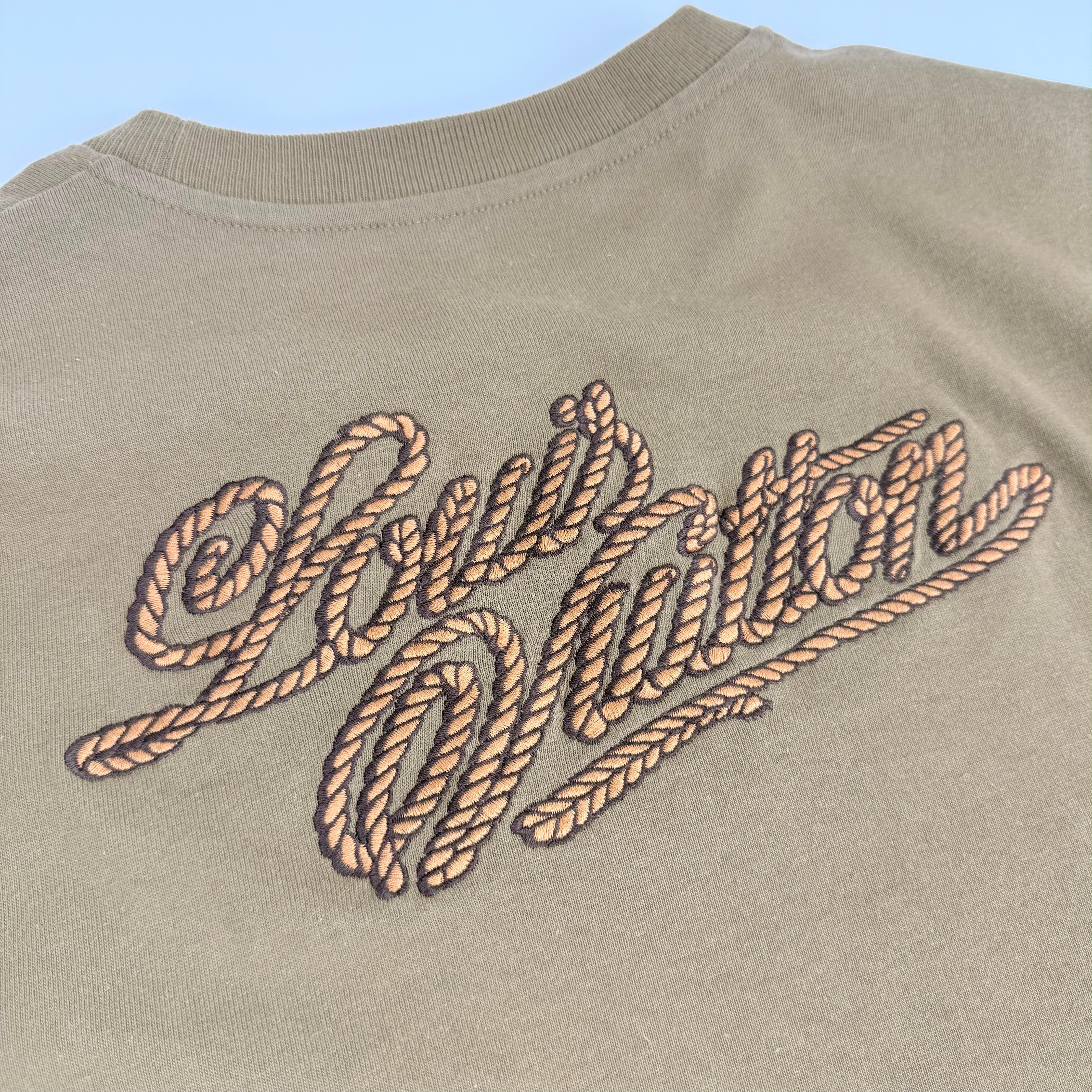 Louis Vuitton Embroidered Signature Cotton T-Shirt 'Kangaroo' - Size S (ARCHIVE)