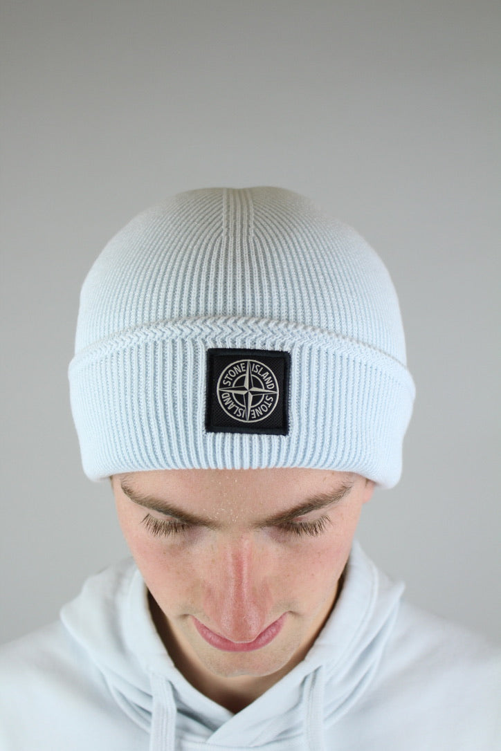 Stone Island Berretto RWS Beanie 'Sky Blue'-9638494273866-The Attic