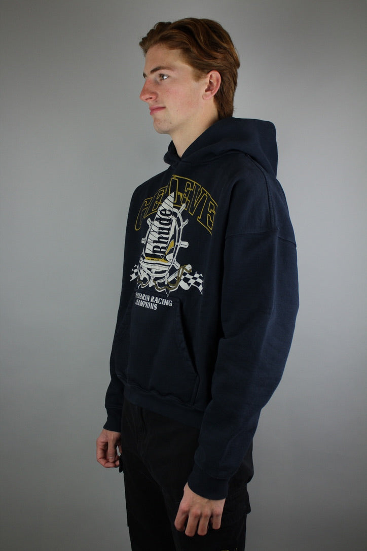 Rhude Geneve Catamaran Hoodie 'Vintage Black'-9542954910026-The Attic