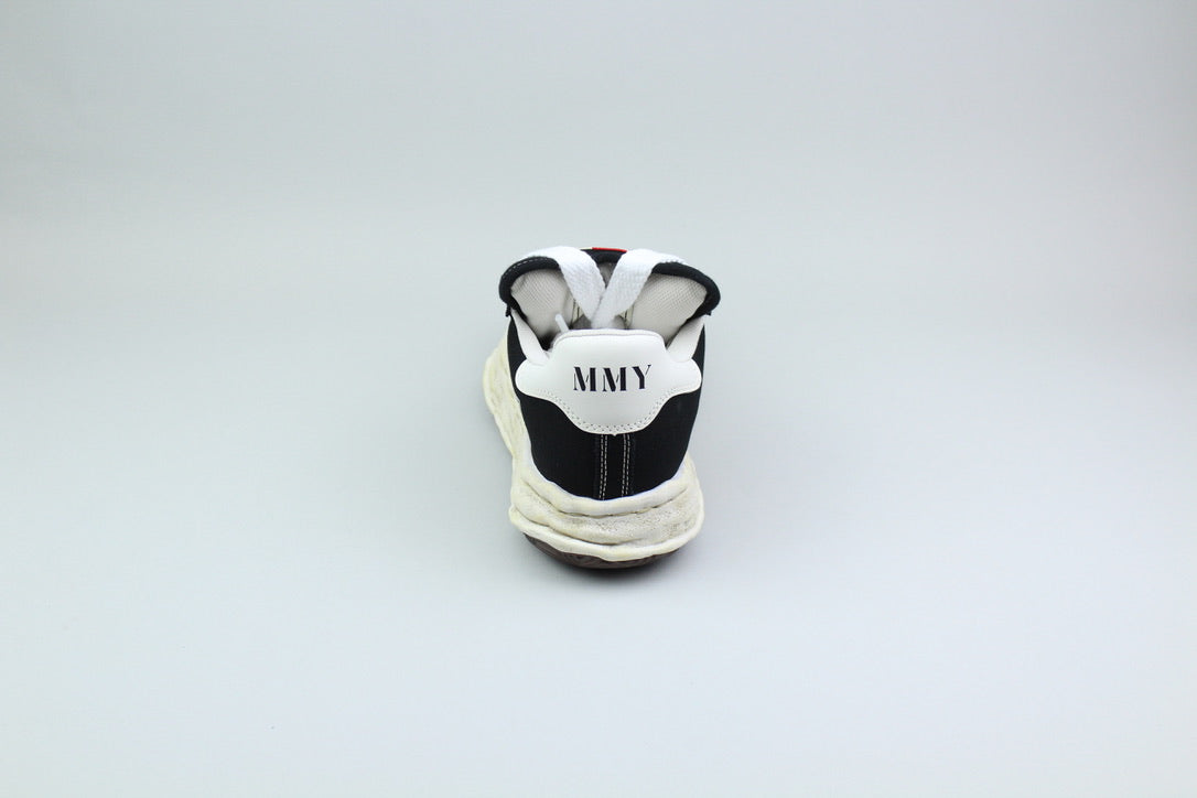 Maison Mihara Yasuhiro Canvas Low Distressed Midsole 'Black/White'-9990473810250-The Attic