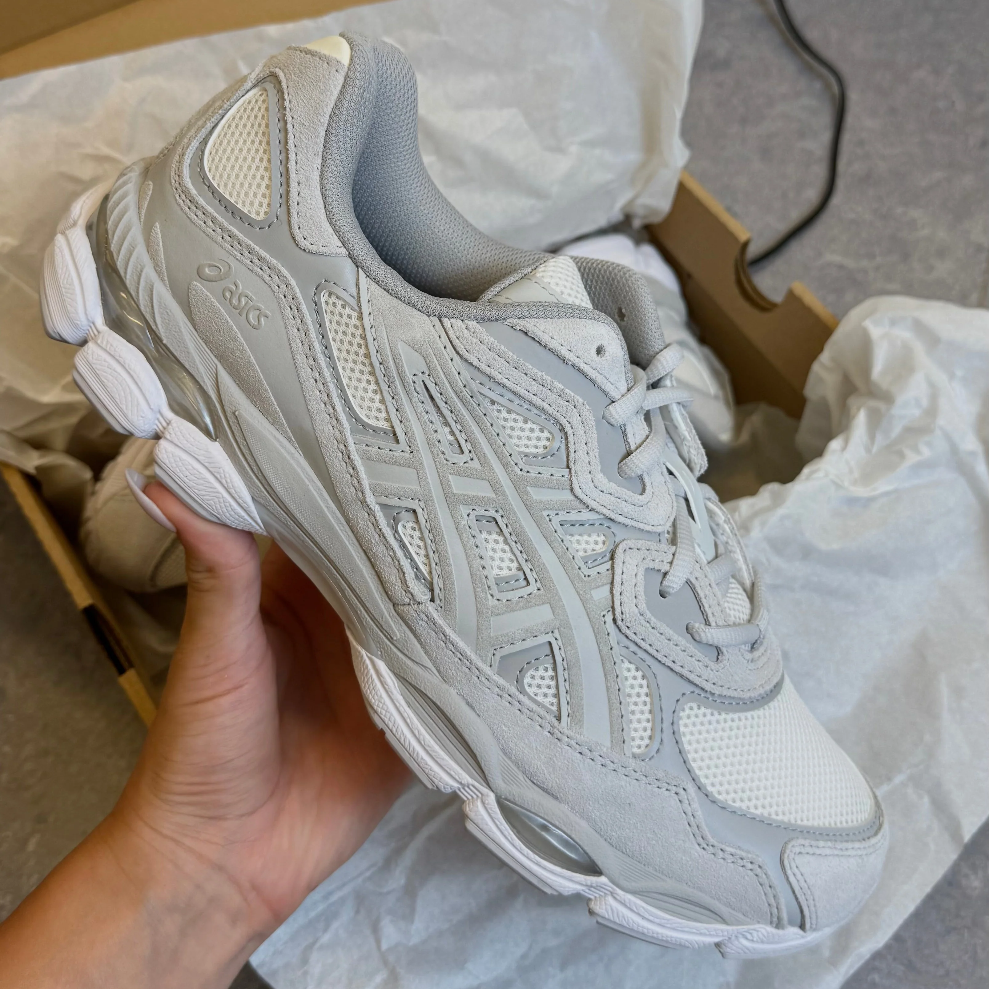ASICS Gel-NYC 'Cream/Cloud Grey'