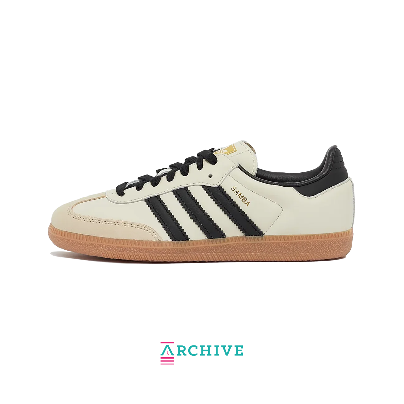 Adidas Samba OG 'Cream White & Sand Strata' (Women's) - Size 40 (ARCHIVE)