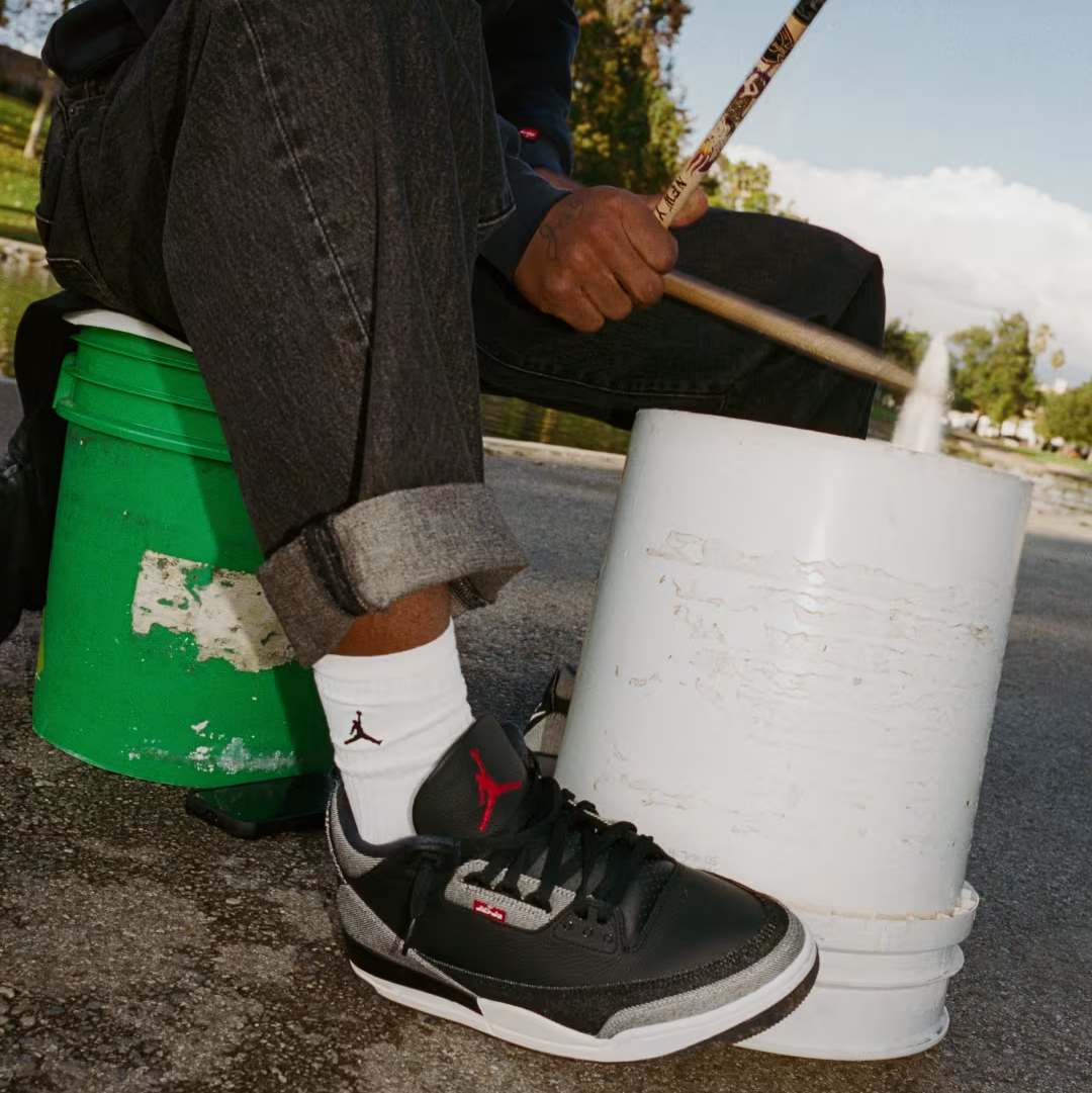 Air Jordan 3 x Levi's® 'Black and White'