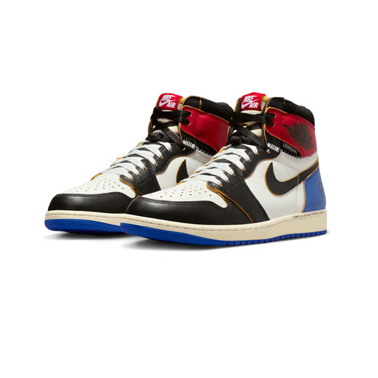Air Jordan 1 Retro High OG SP Fragment x Union LA Varsity 'Red Sport Royal'