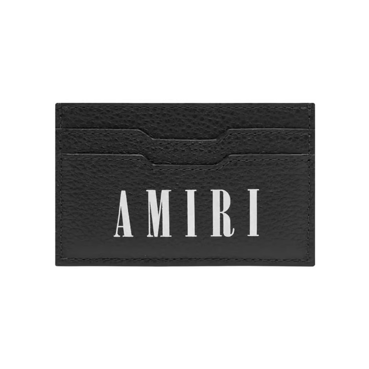 Amiri Logo Leather Card Holder 'Black'-9644489507146-The Attic
