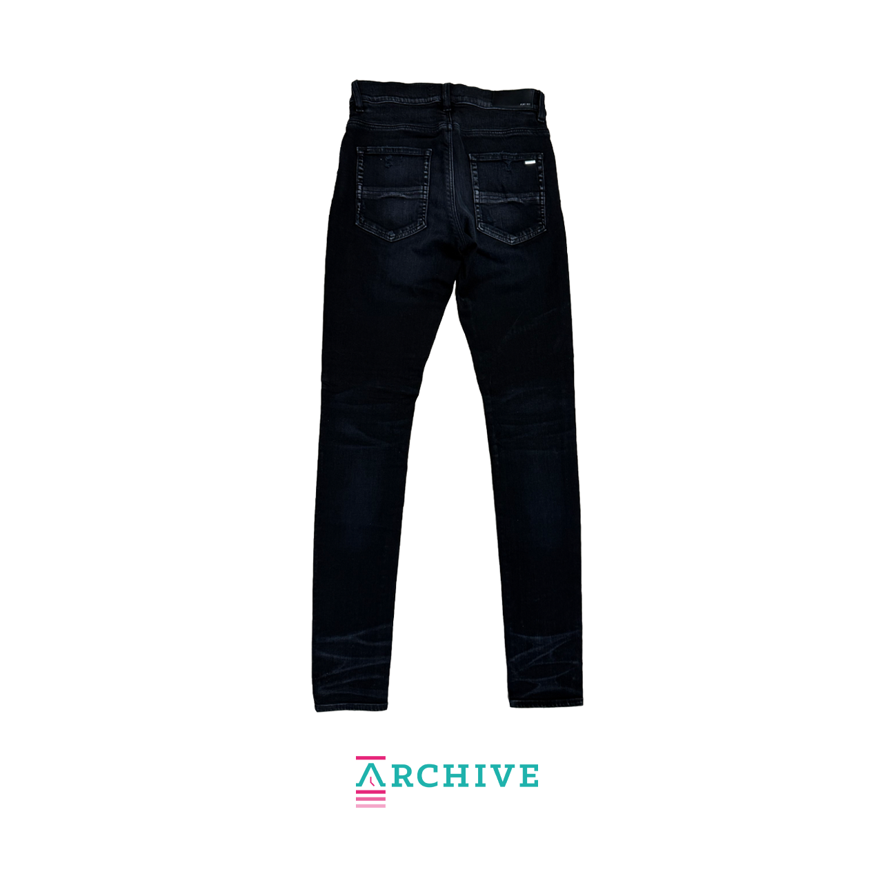 Amiri Stack Jeans 'Aged Black' (ARCHIVE)
