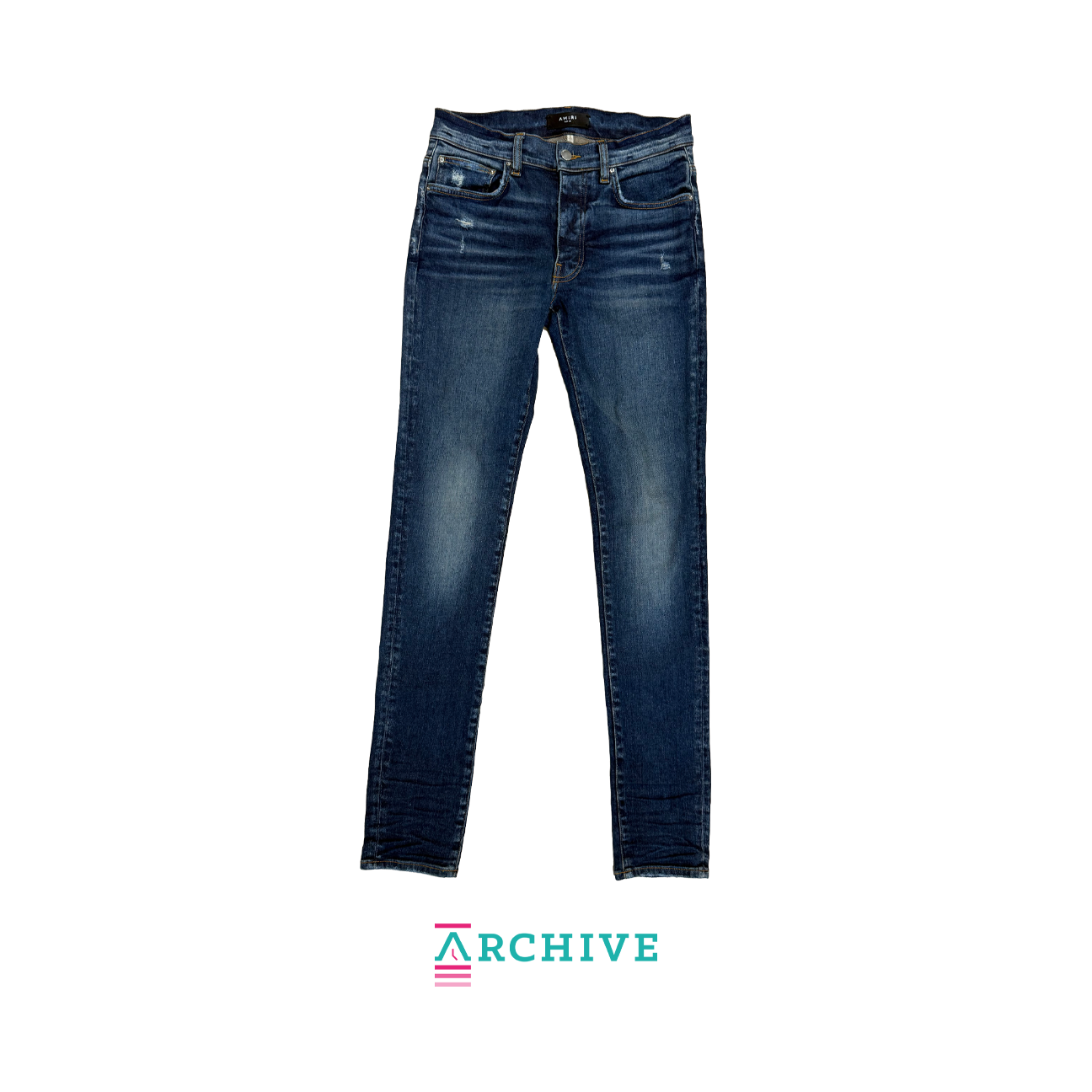 Amiri Stack Jeans 'Blue' - size 30 (ARCHIVE)