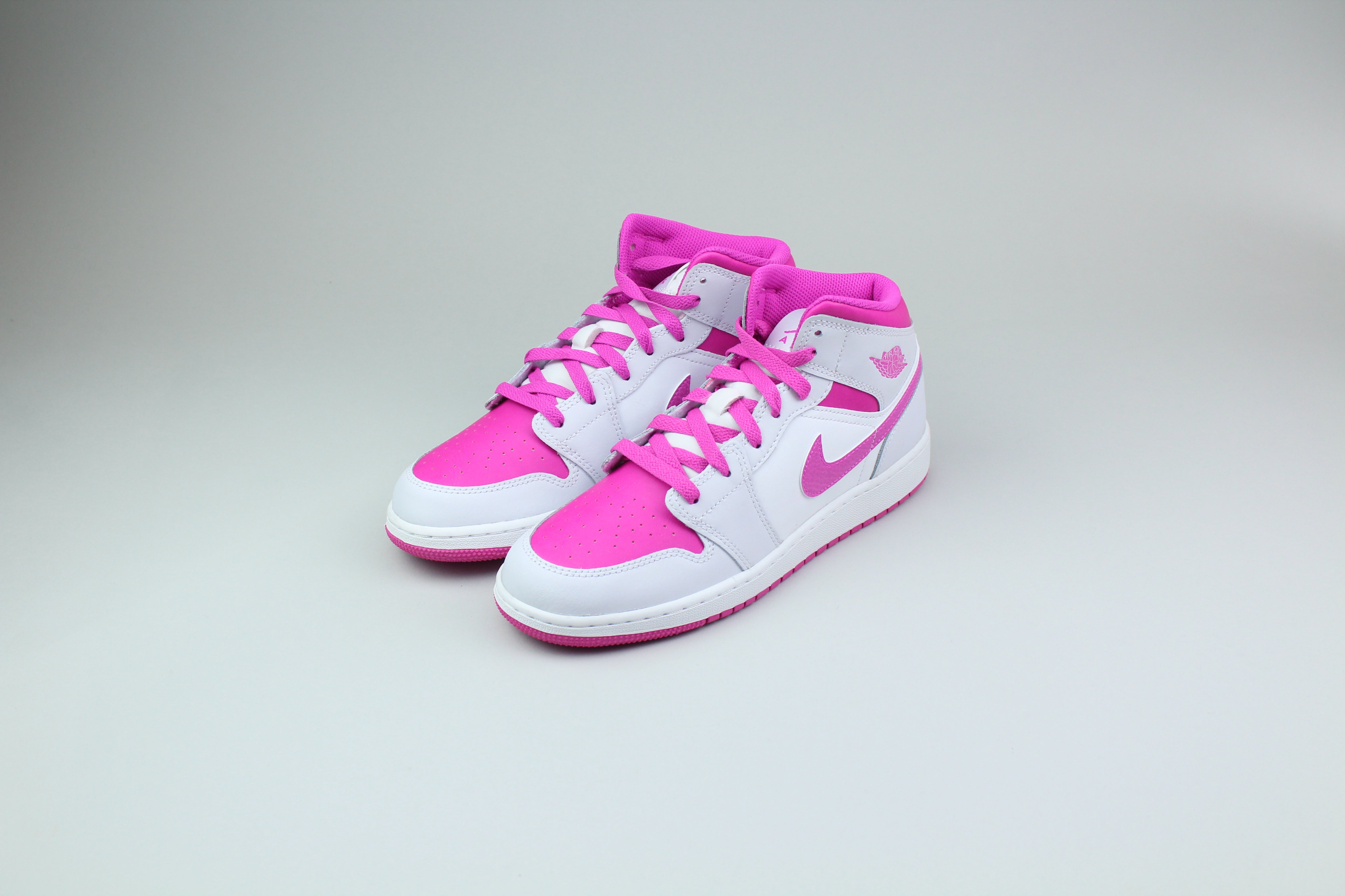Air Jordan 1 Mid 'Fire Pink' (GS)-9493804056906-The Attic