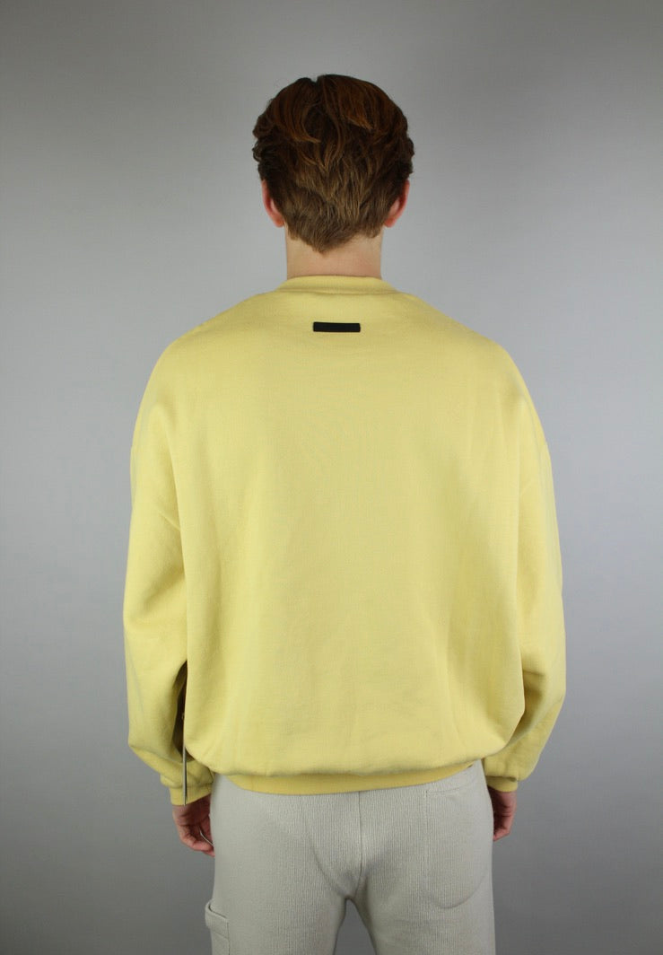 Fear of God Essentials Heavy Fleece Crewneck 'Amber'-9578925064522-The Attic