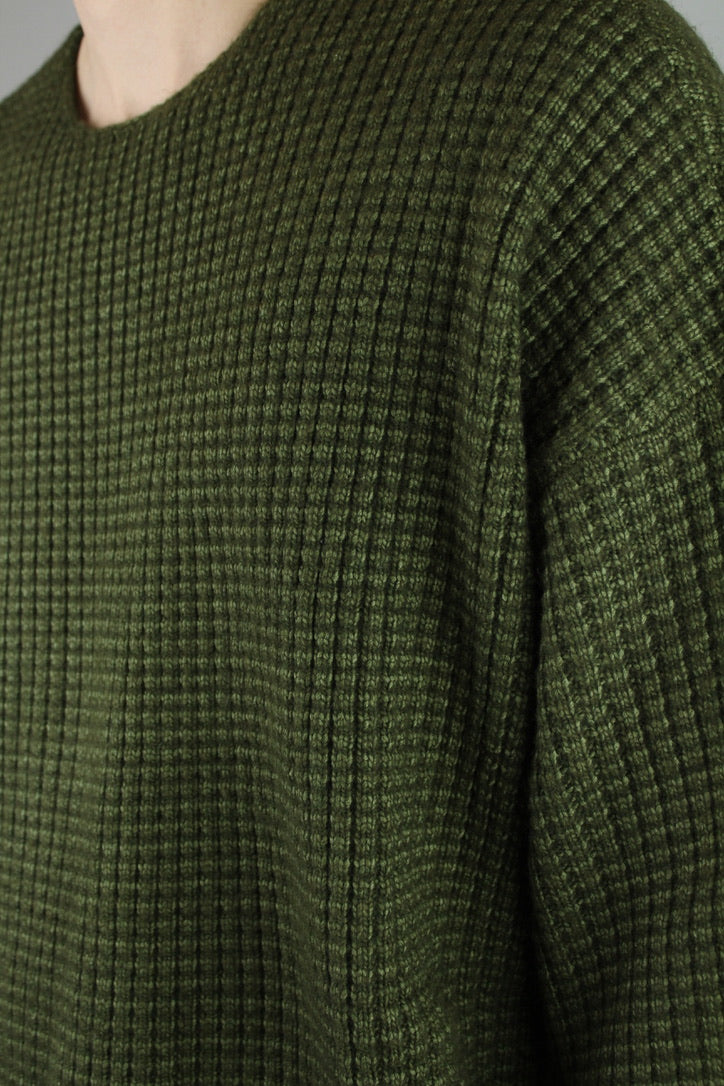 Fear of God Essentials Heavy Waffle Short Sleeve 'Military'-10040161632586-The Attic