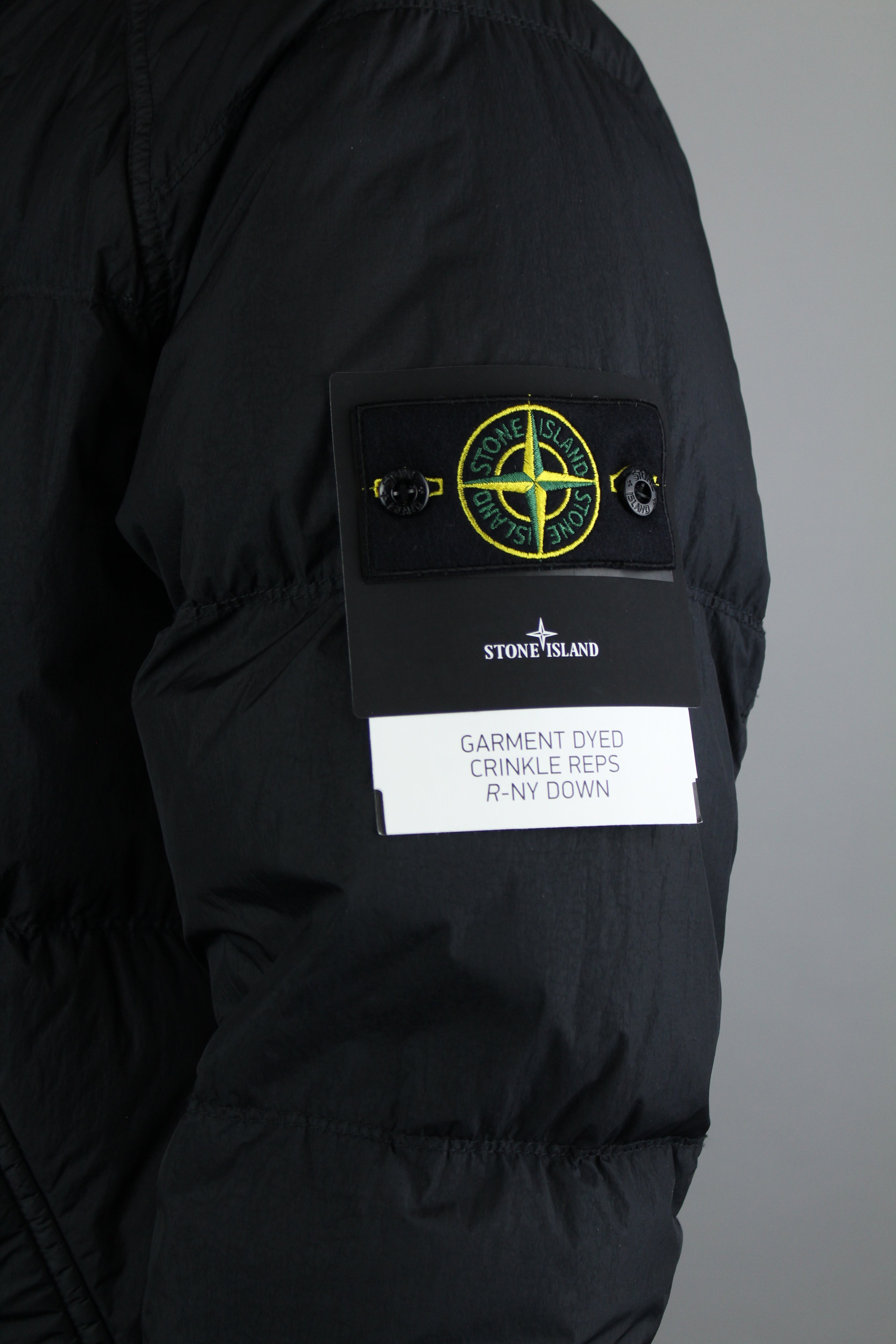 Stone Island Giaccone Vera Piuma Real Down Blouson 'Black'-9540035281226-The Attic