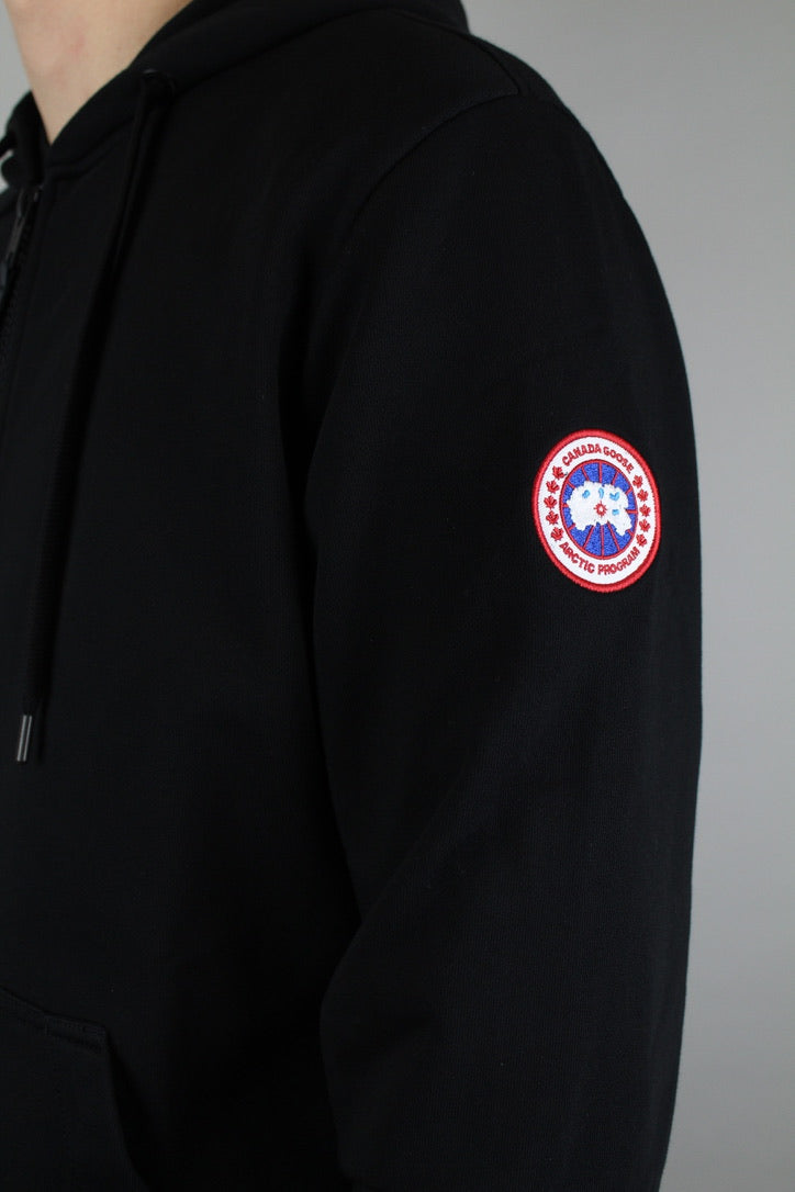 Canada Goose Huron Full Zip Hoodie 'Black'-9642060120394-The Attic