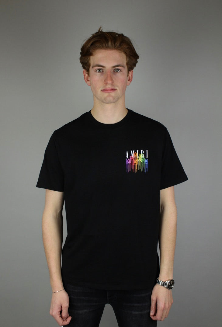 Amiri MA Drip Collage T-shirt 'Black'-9643398693194-The Attic