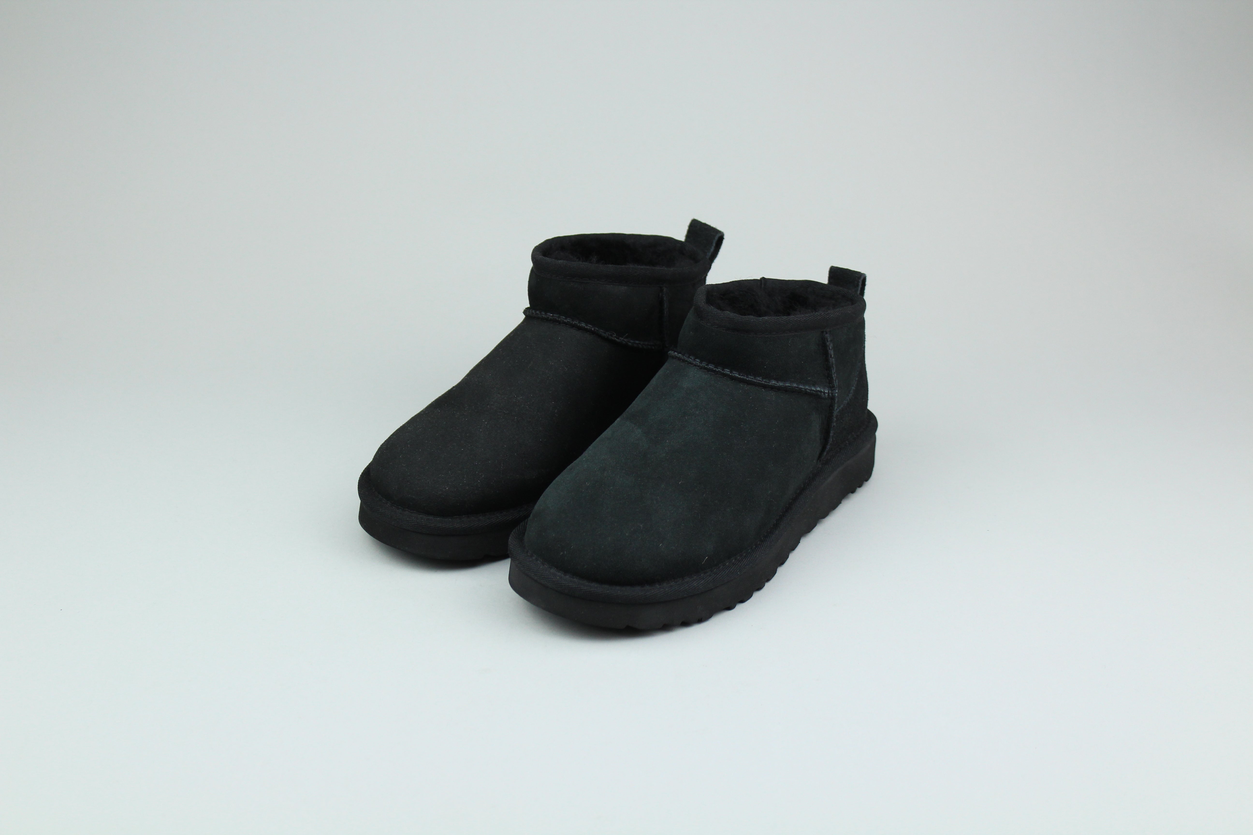 UGG Ultra Mini Sheepskin Boots 'Black' (Women's)- Size 36 (ARCHIVE)-10148044800330-The Attic