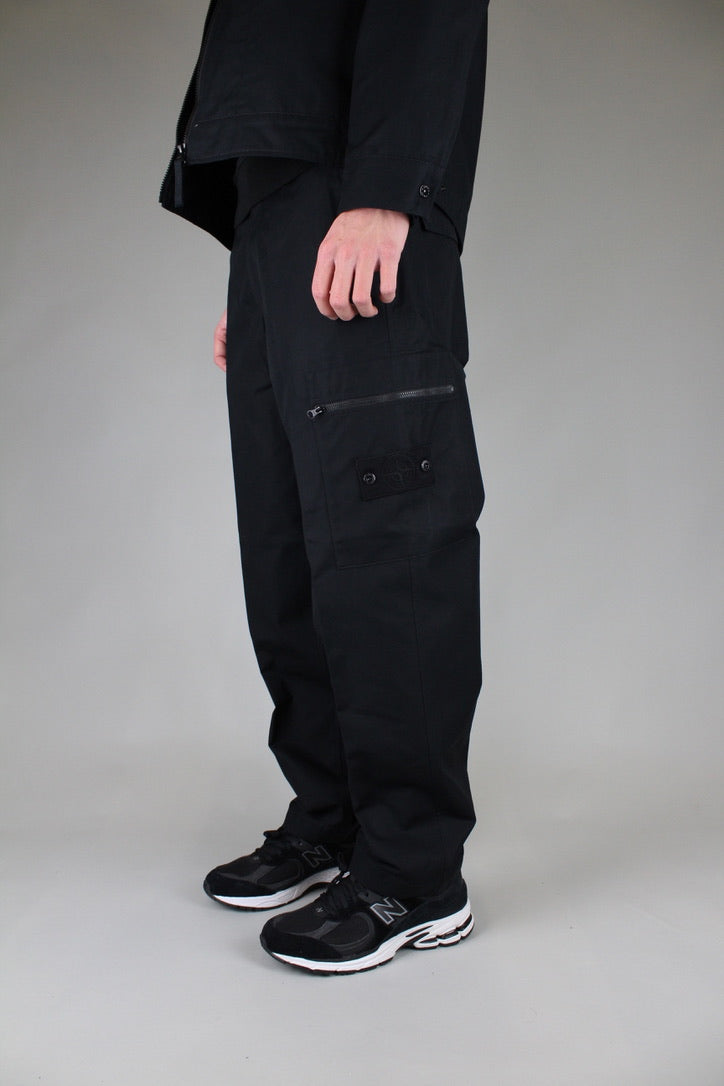 Stone Island Ghost Cargo Pants 'Black'-8748036358474-The Attic