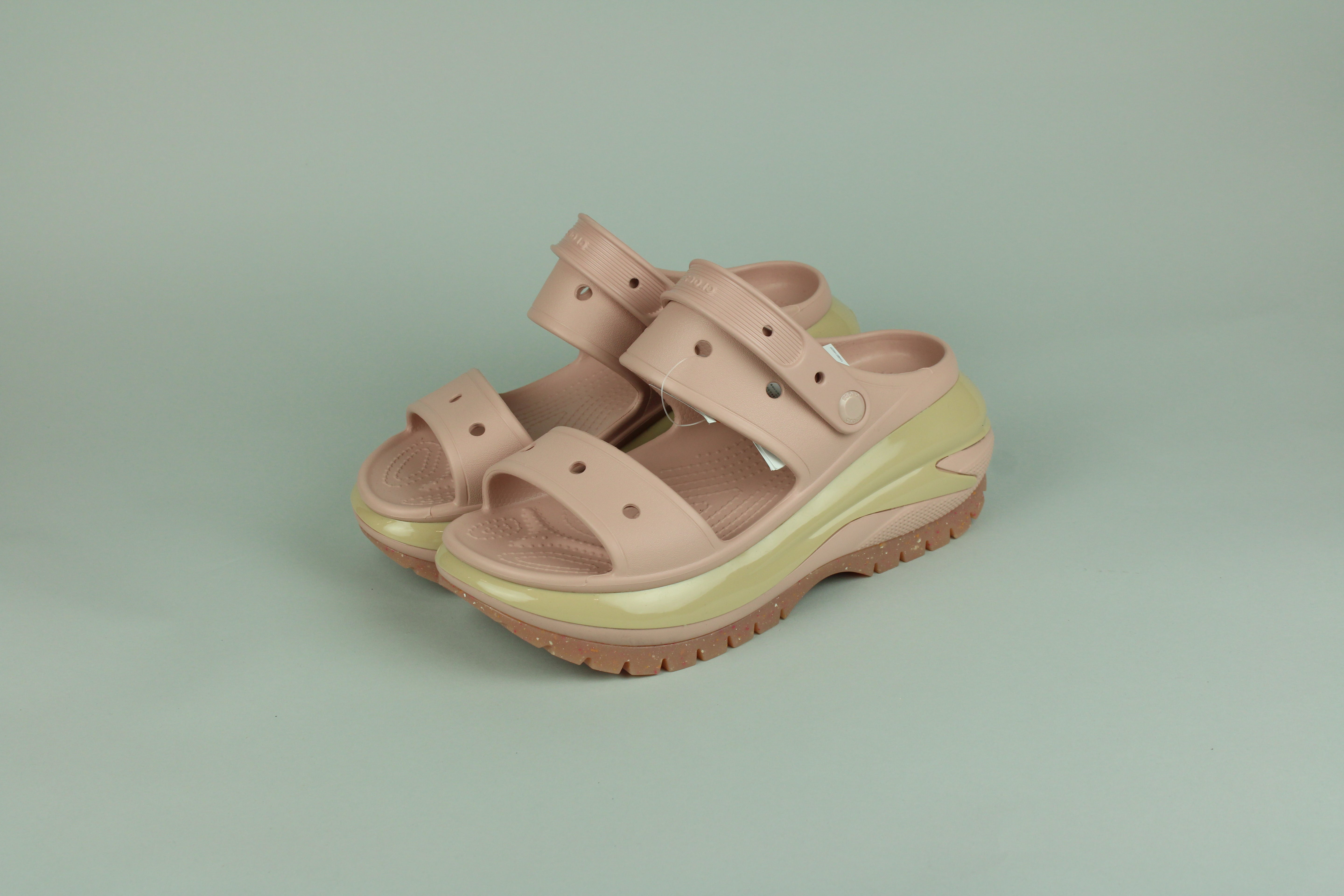 Crocs Unisex Mega Crush Sandals 'Pink' - Size 42-43 (ARCHIVE)